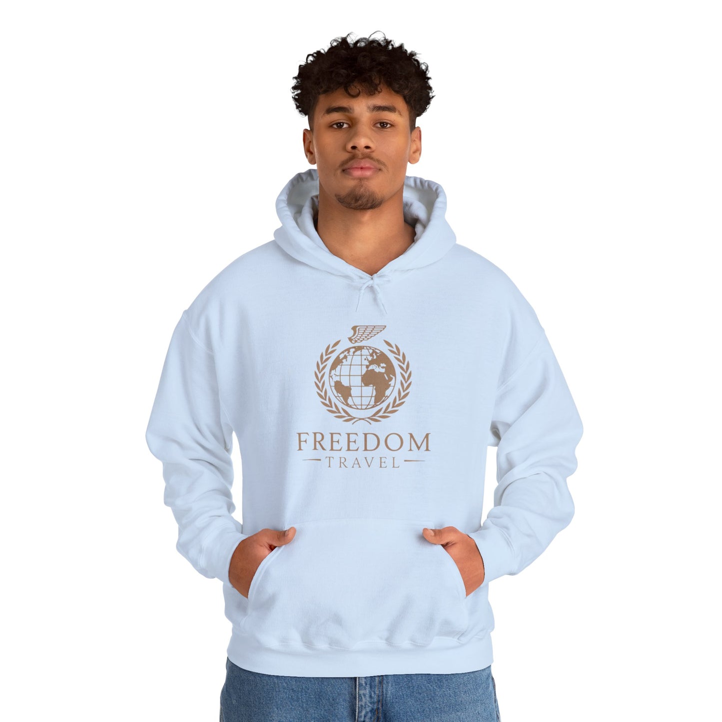 Freedom Travel Unisex Hooded Sweatshirt - Comfortable & Stylish Travel Hoodie