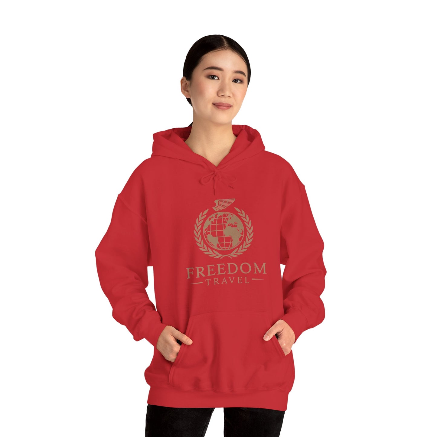 Freedom Travel Unisex Hooded Sweatshirt - Comfortable & Stylish Travel Hoodie