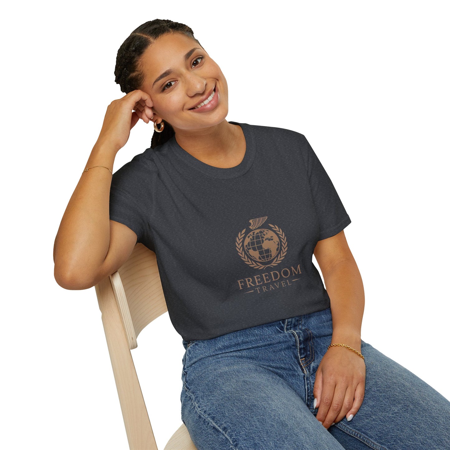 Freedom T-Shirt - Minimalist Unisex Tee | Free Fashion Spirit
