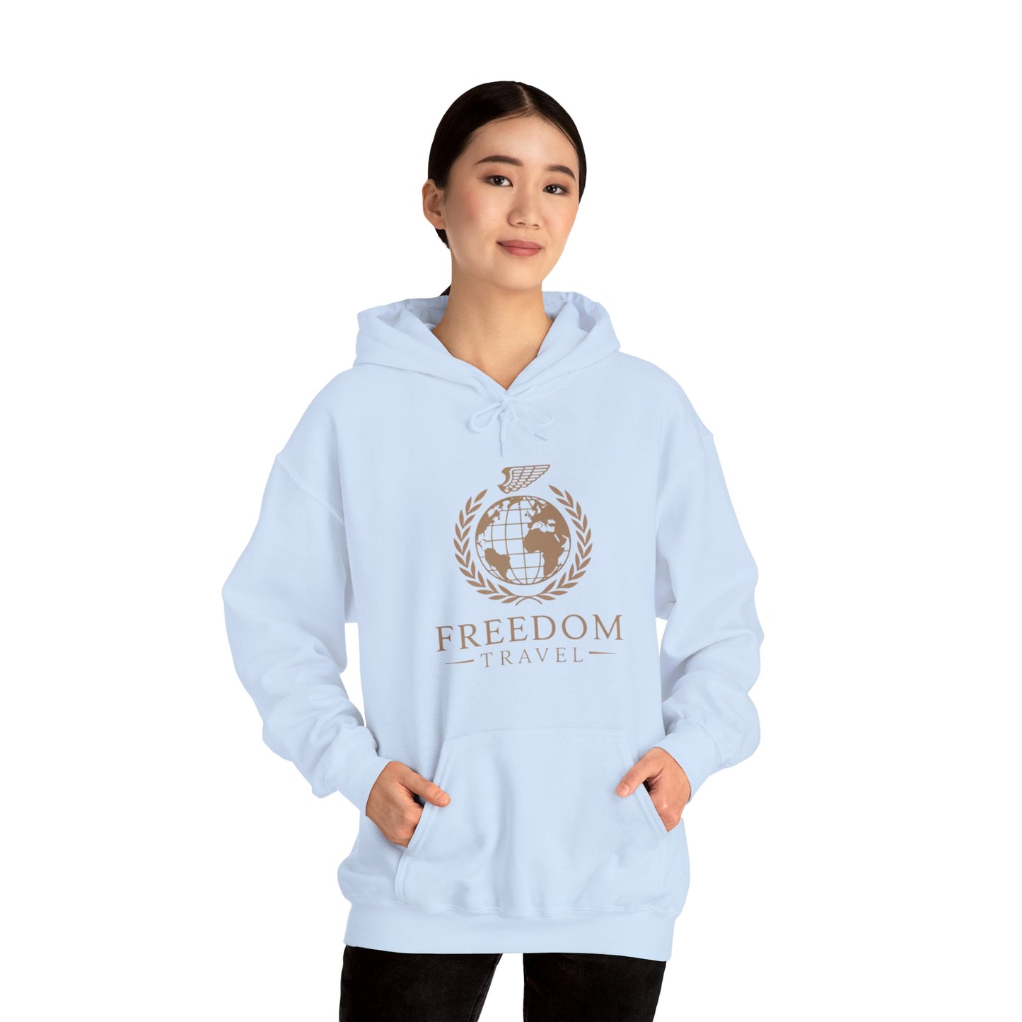 Freedom Travel Unisex Hooded Sweatshirt - Comfortable & Stylish Travel Hoodie
