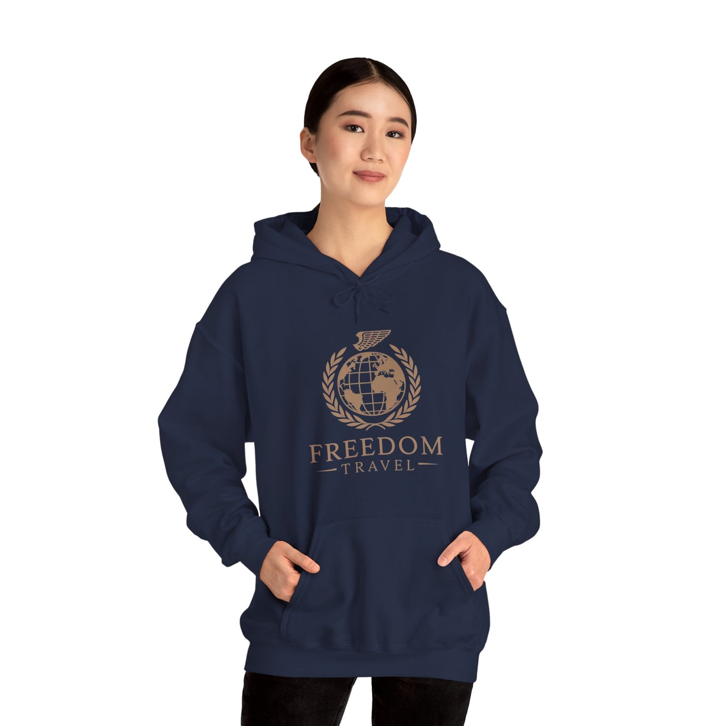 Freedom Travel Unisex Hooded Sweatshirt - Comfortable & Stylish Travel Hoodie