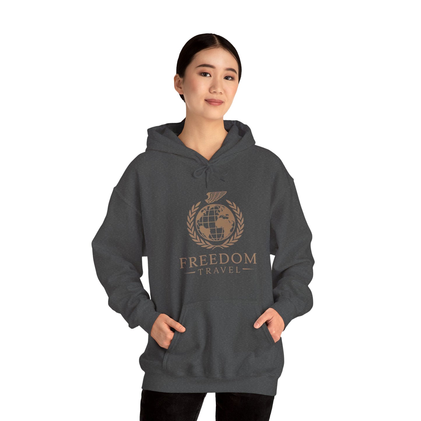 Freedom Travel Unisex Hooded Sweatshirt - Comfortable & Stylish Travel Hoodie