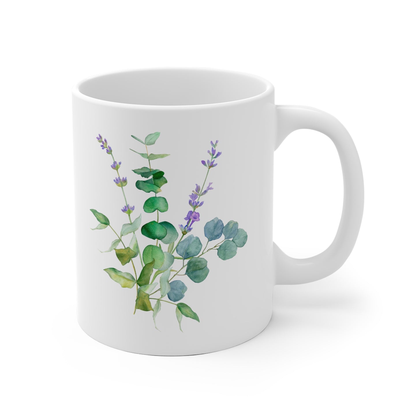Botanical Ceramic Mug - Tea Lovers Gift | Free Fashion Spirit