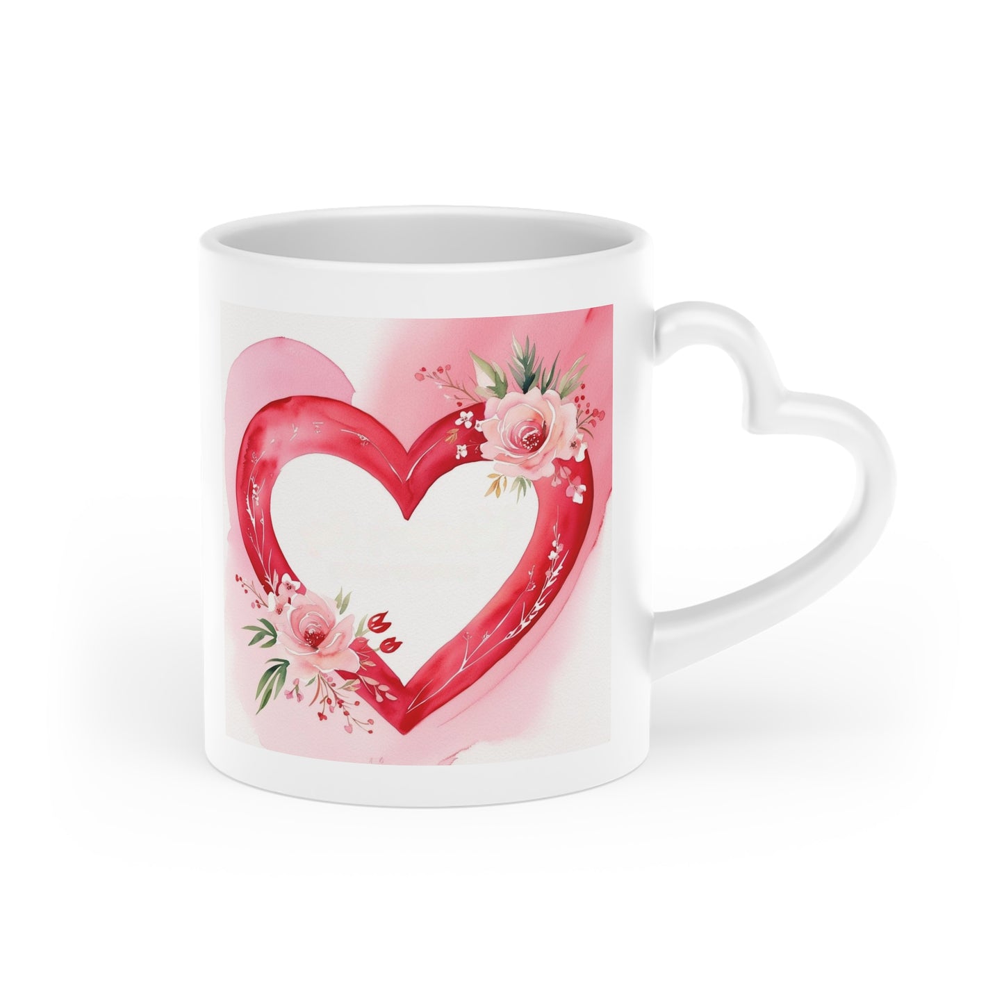 Heart-Shaped Mug - Valentine's Day Gift | Free Fashion Spirit