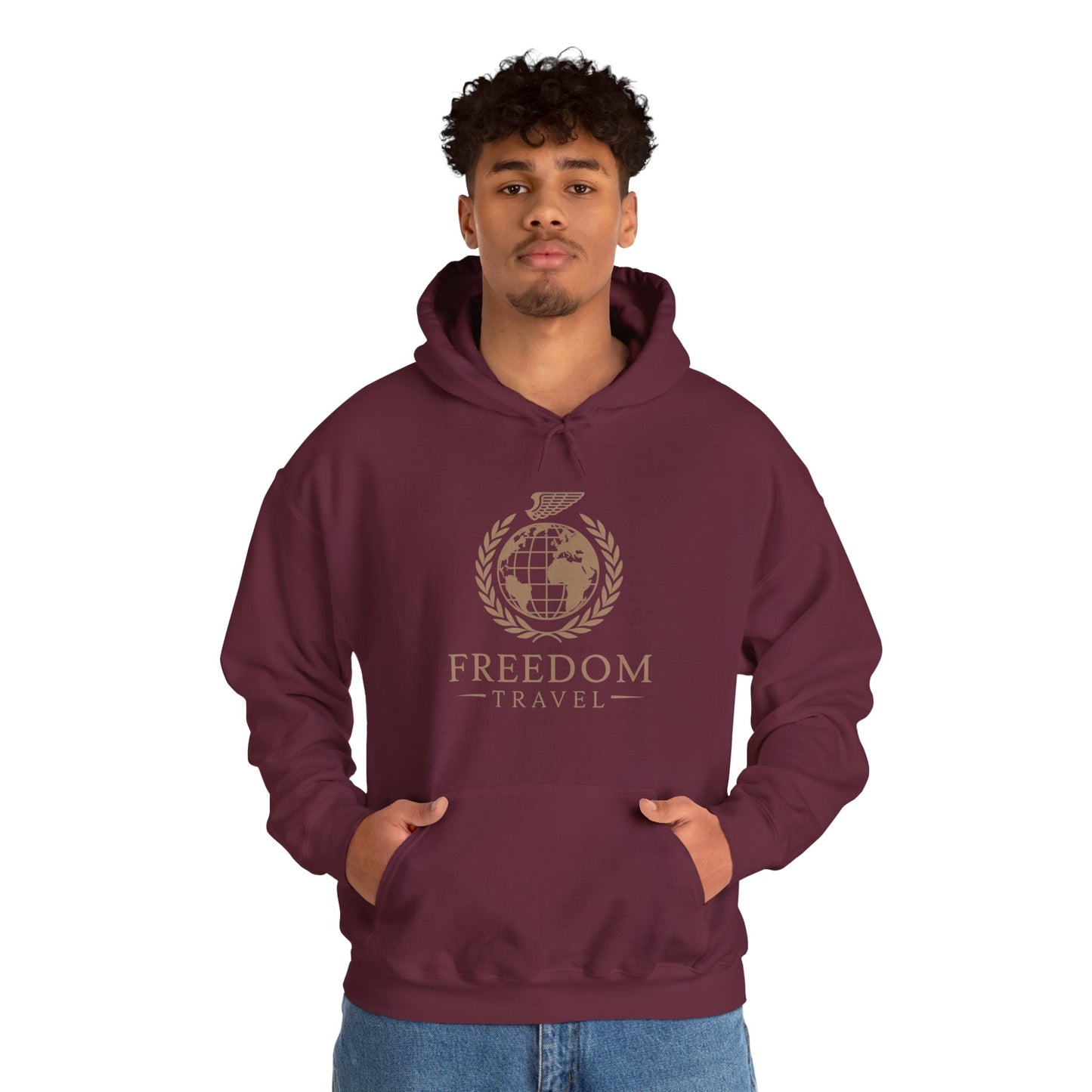 Freedom Travel Unisex Hooded Sweatshirt - Comfortable & Stylish Travel Hoodie