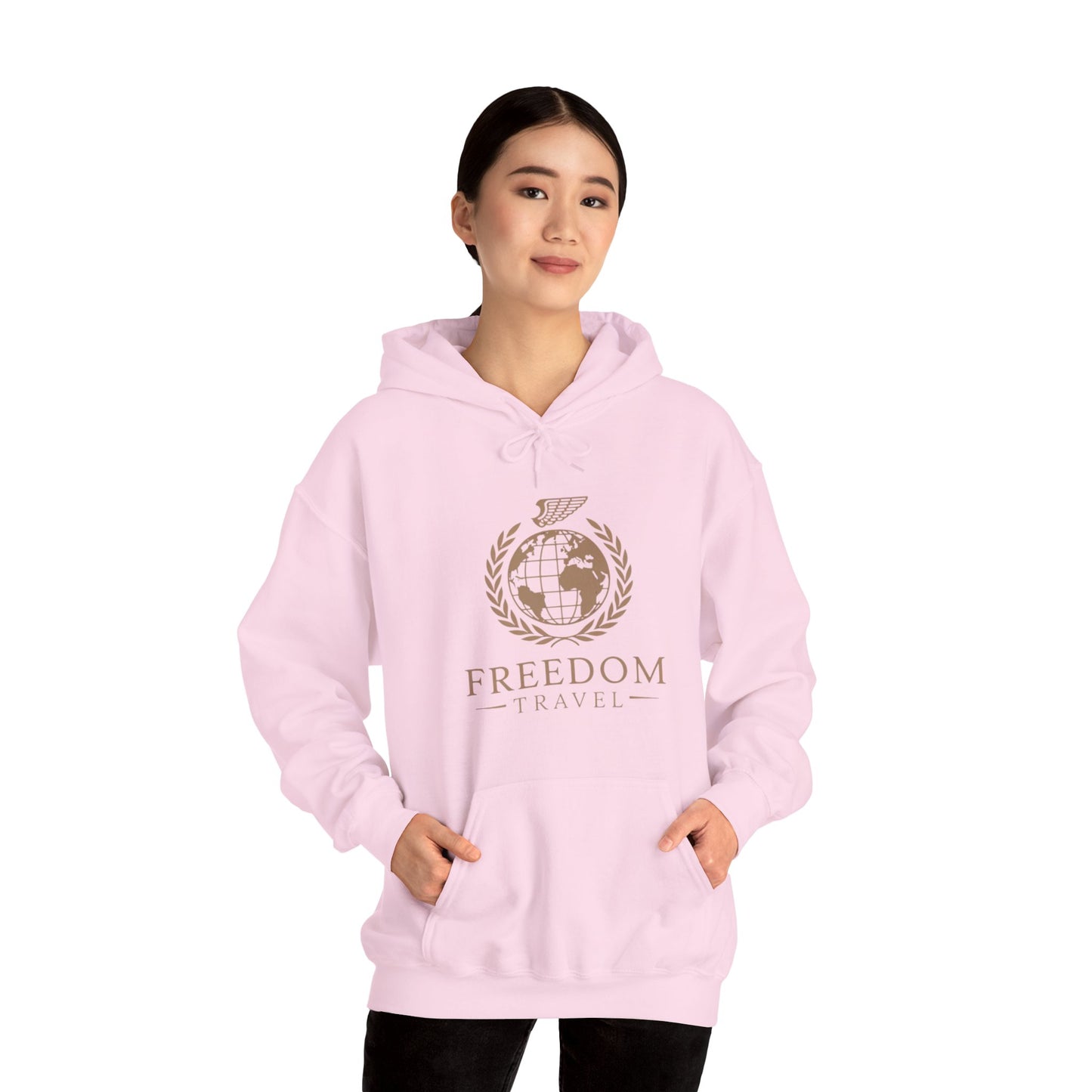 Freedom Travel Unisex Hooded Sweatshirt - Comfortable & Stylish Travel Hoodie