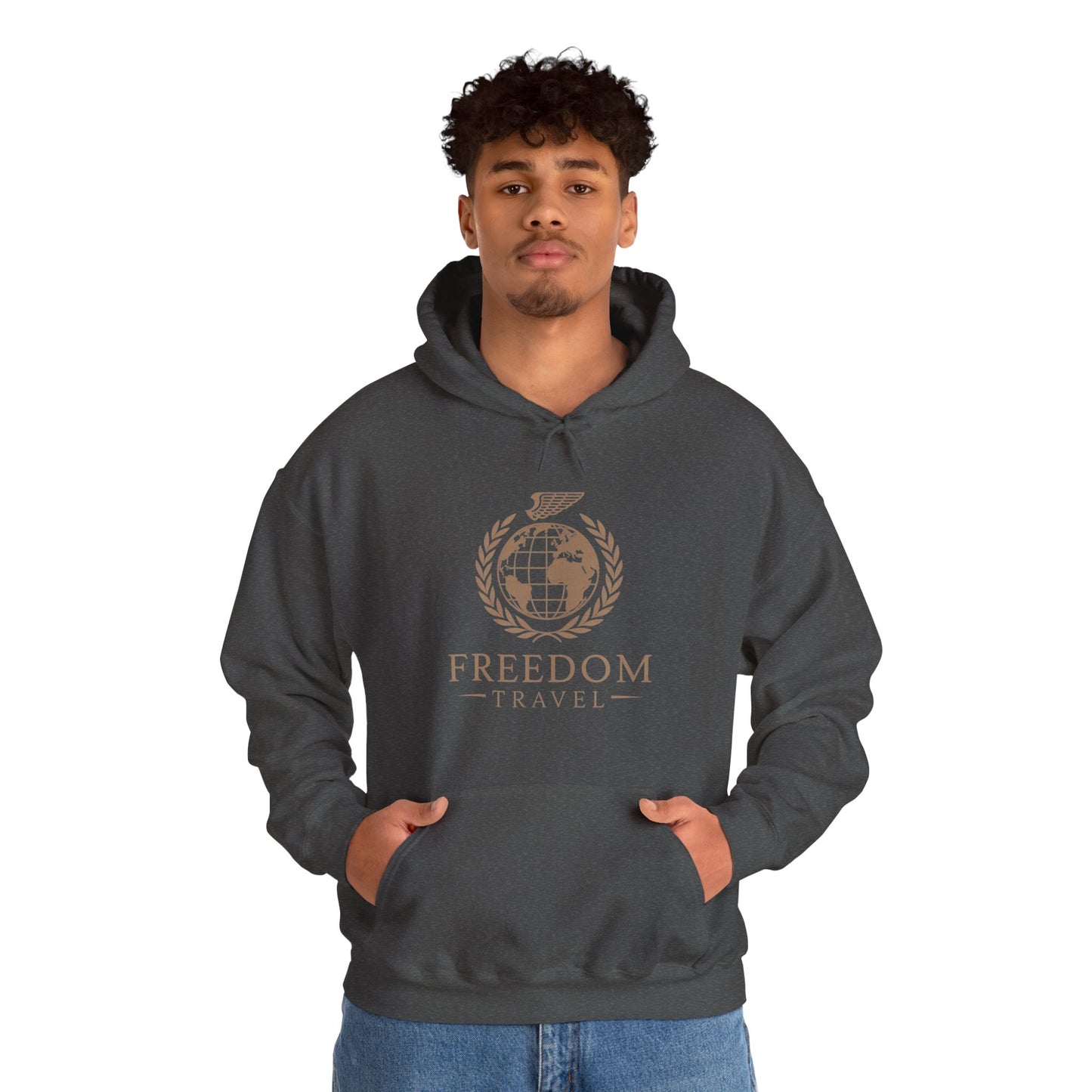 Freedom Travel Unisex Hooded Sweatshirt - Comfortable & Stylish Travel Hoodie