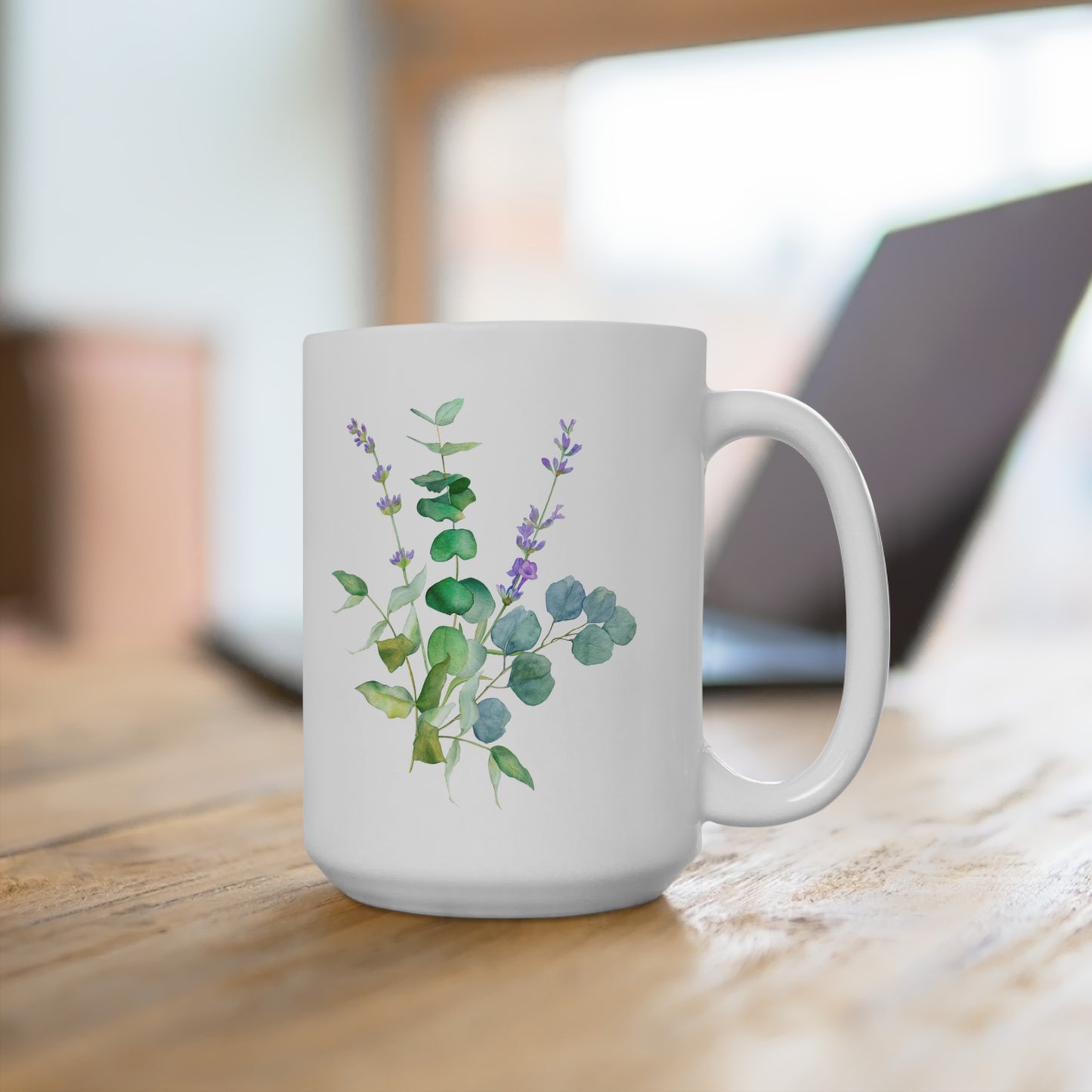 Botanical Ceramic Mug - Tea Lovers Gift | Free Fashion Spirit