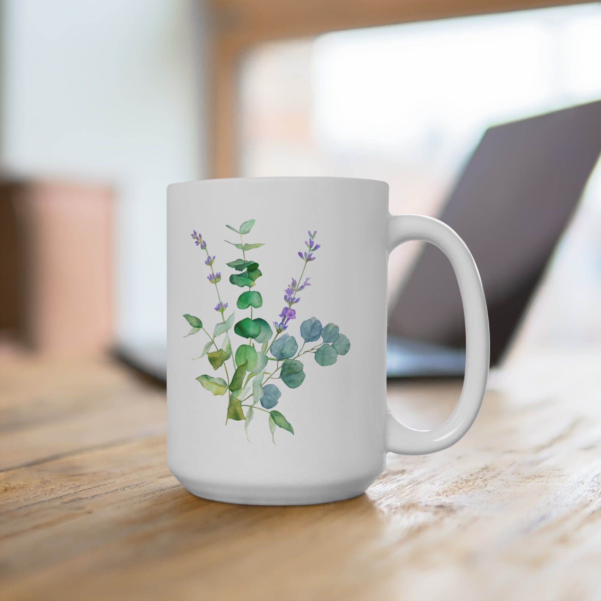Botanical Ceramic Mug - Tea Lovers Gift | Free Fashion Spirit