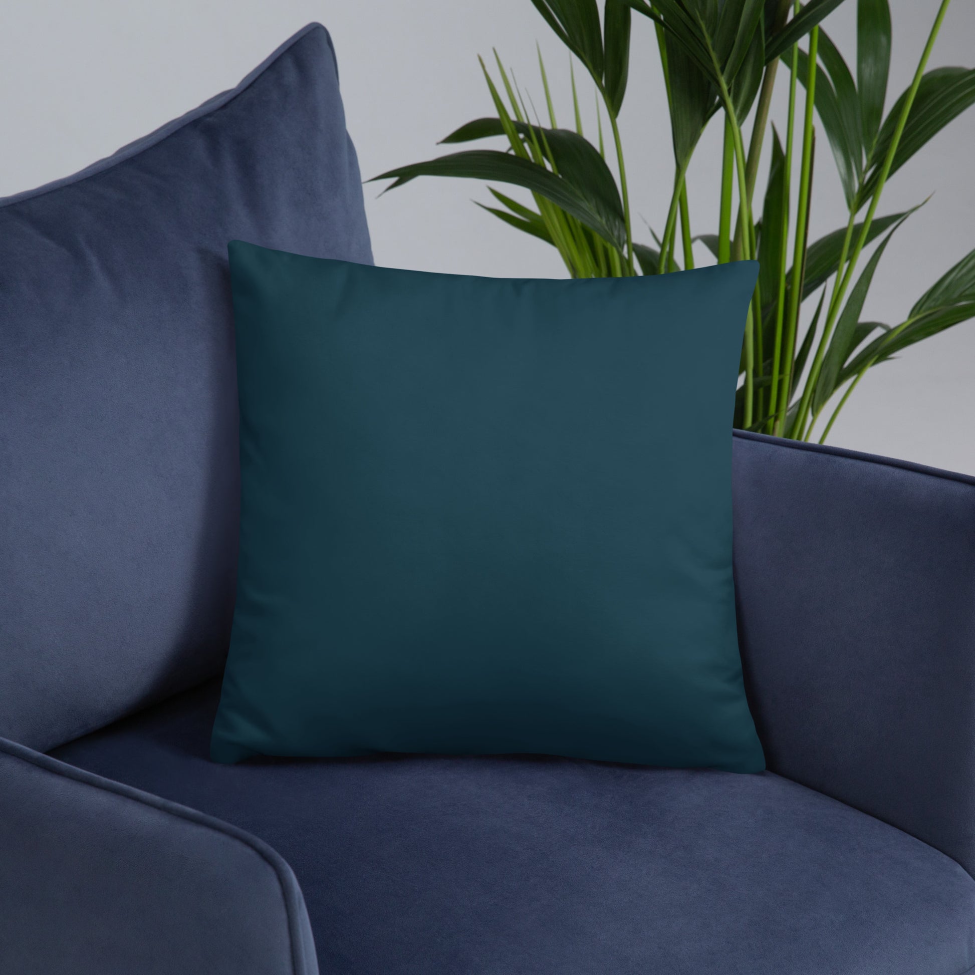 dark green and gold basic pillow