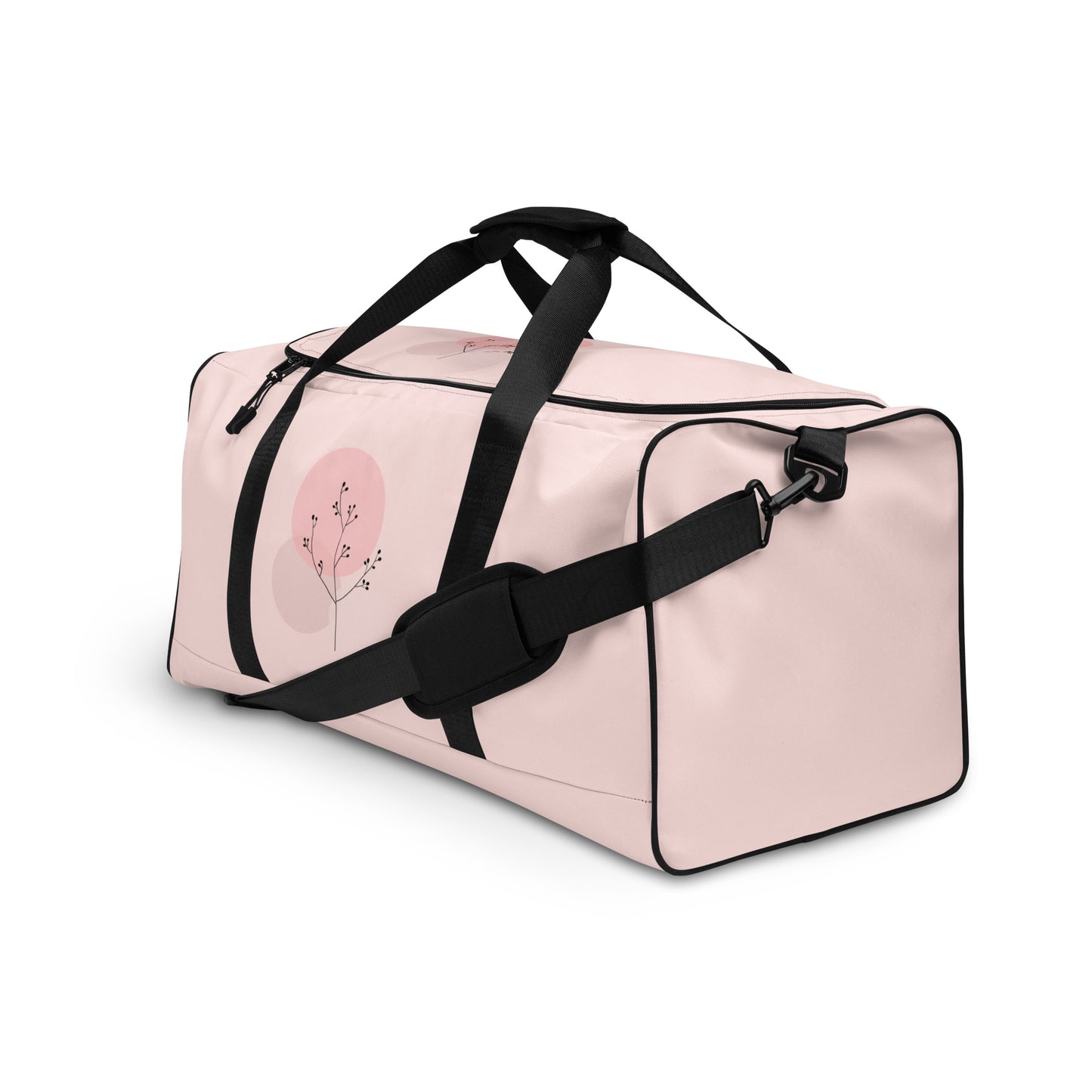 Pink Duffle Bag - Spacious Sports Travel Bag