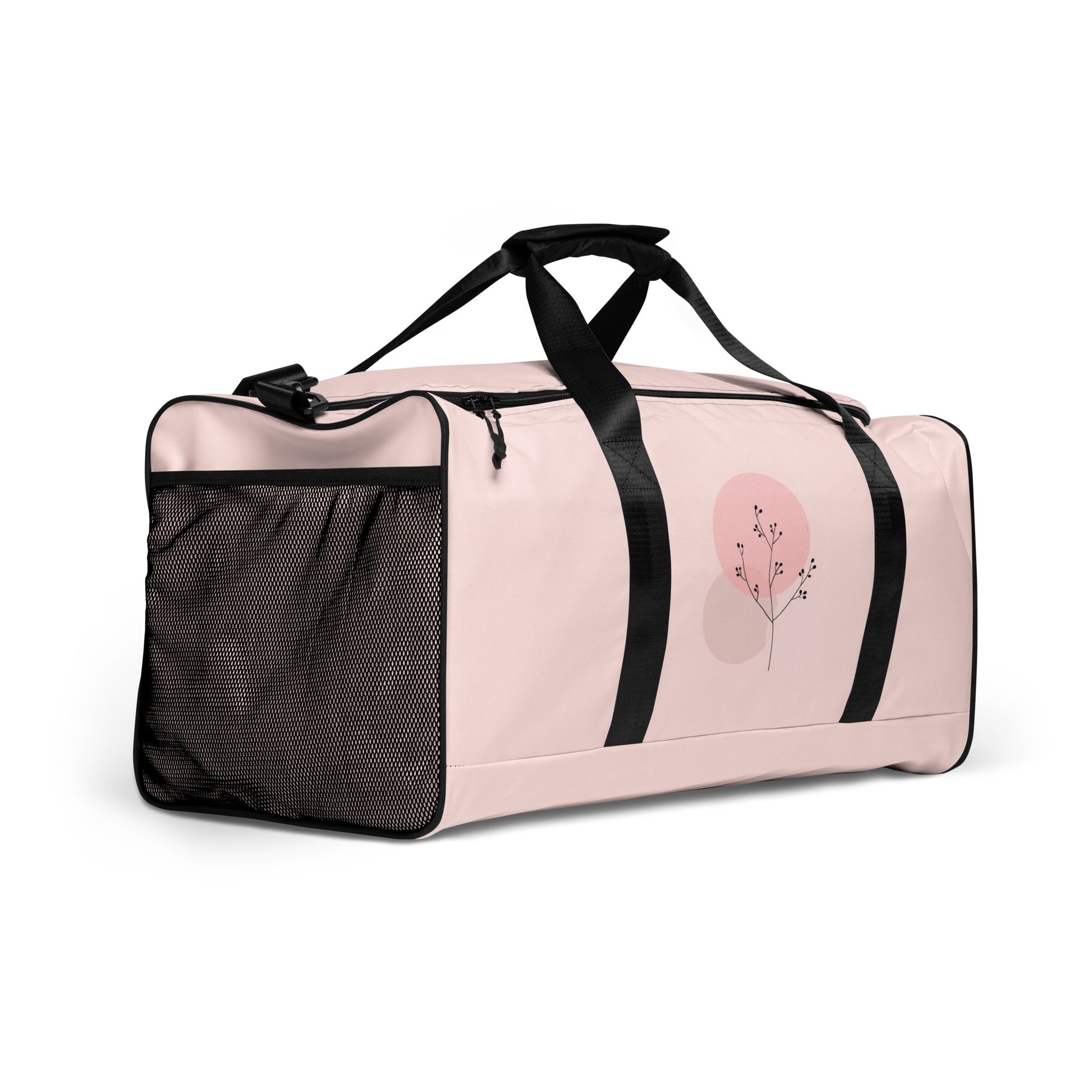 Pink Duffle Bag - Spacious Sports Travel Bag