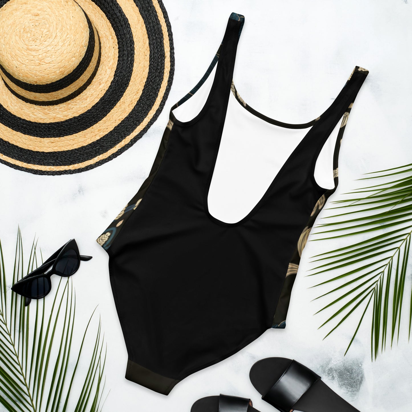 Big Flowers One-Piece Swimsuit