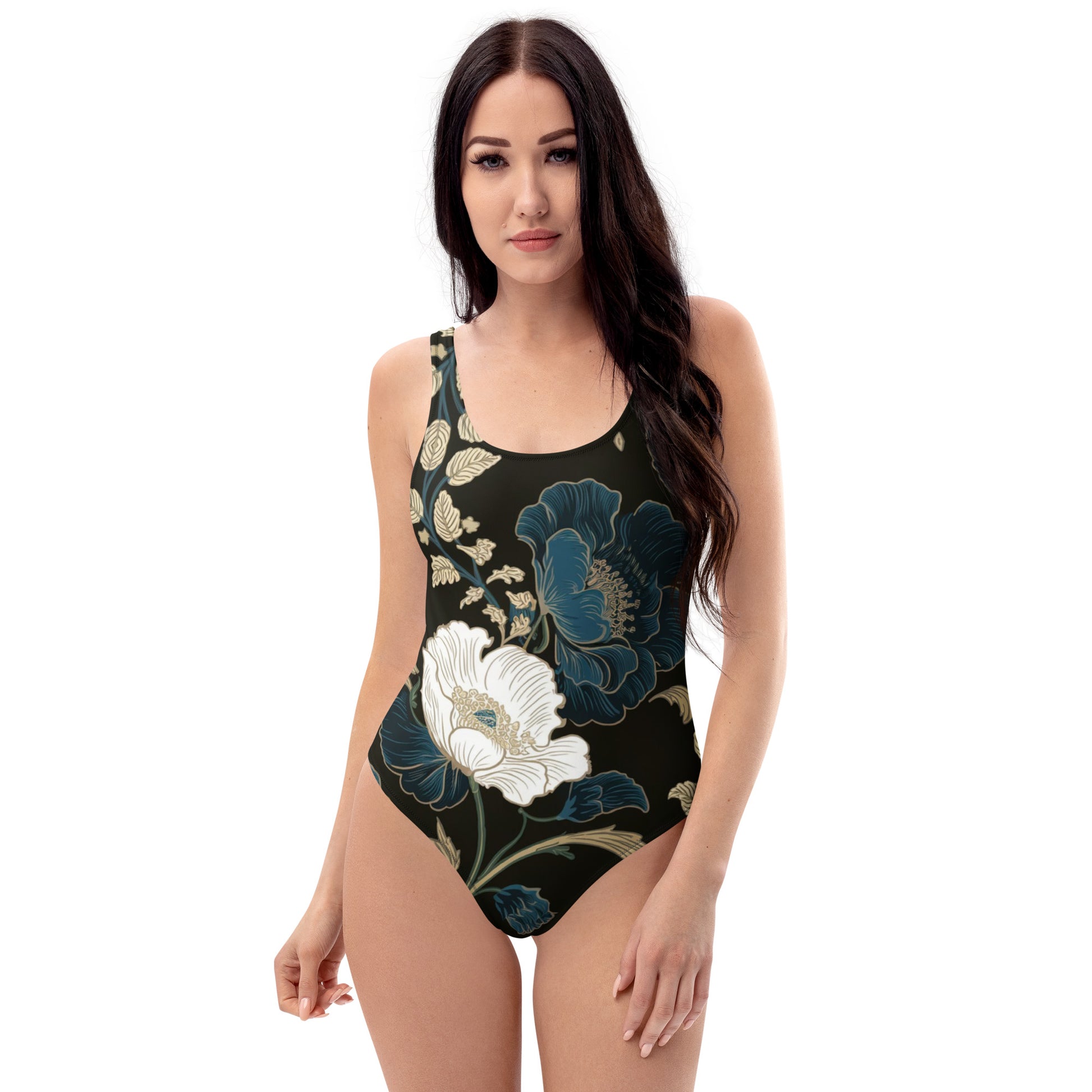 Big Flowers One-Piece Swimsuit