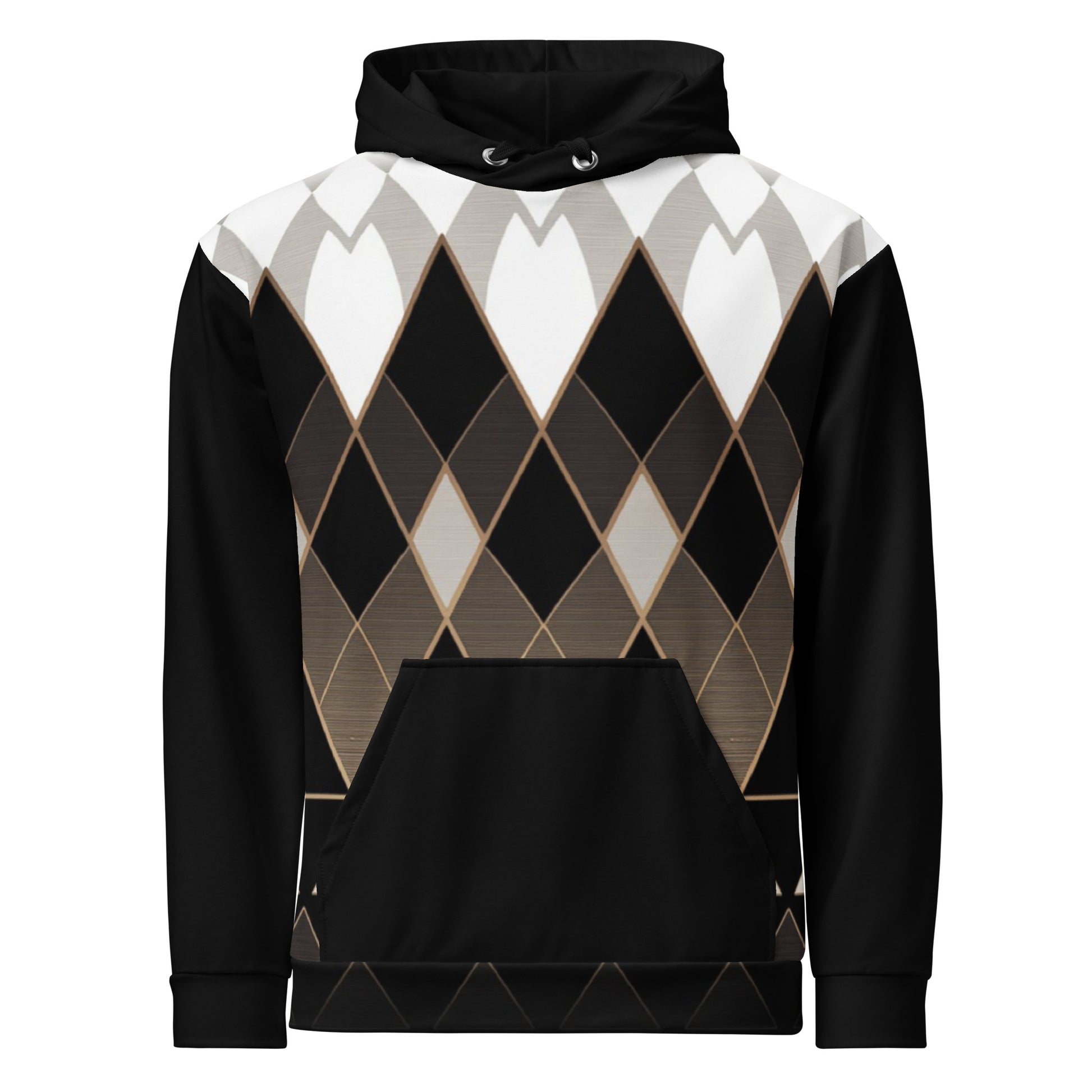 black and white hoodie
