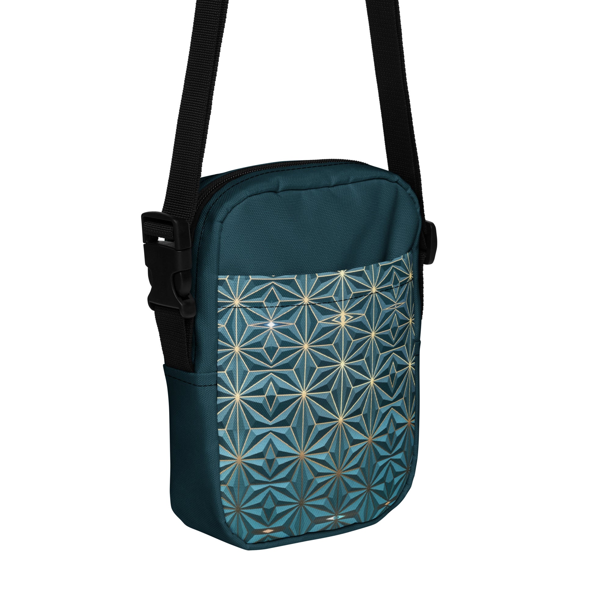 Utility crossbody bag Dark Geometry