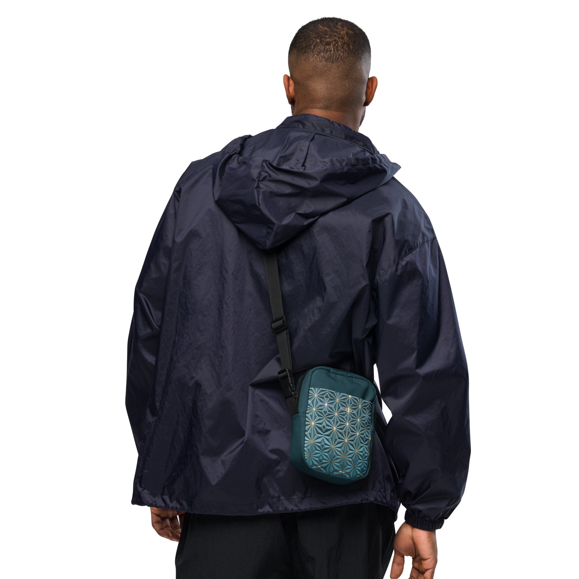 Utility crossbody bag Dark Geometry