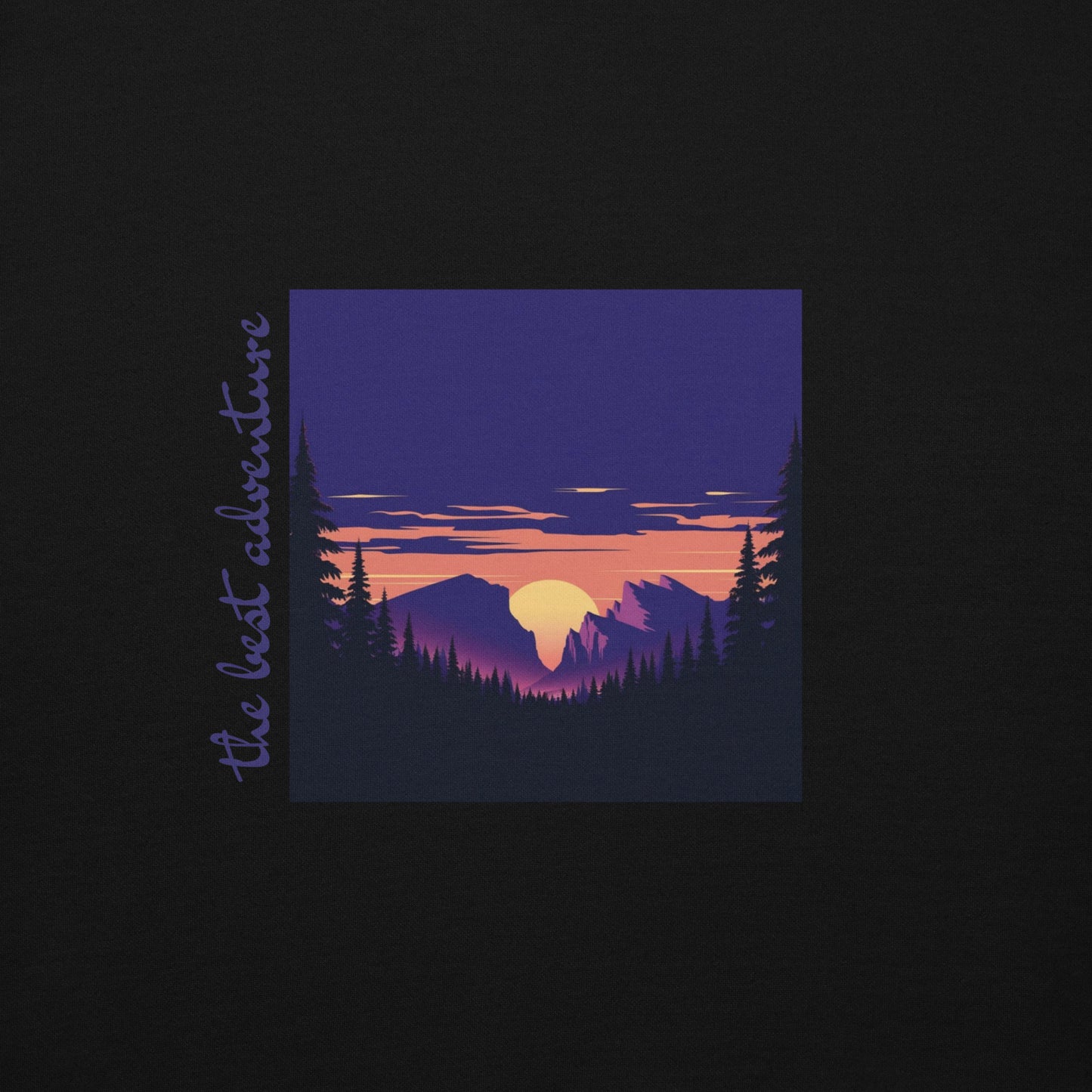 Night Landscape Unisex Hoodie - Premium Scenic Sweatshirt