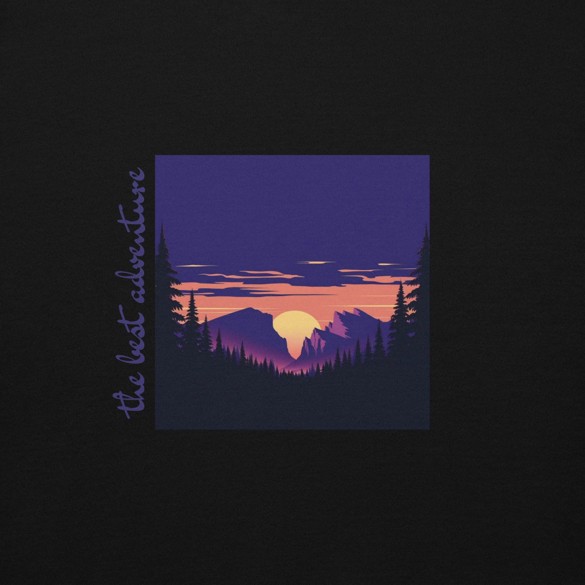 Night Landscape Unisex Hoodie - Premium Scenic Sweatshirt