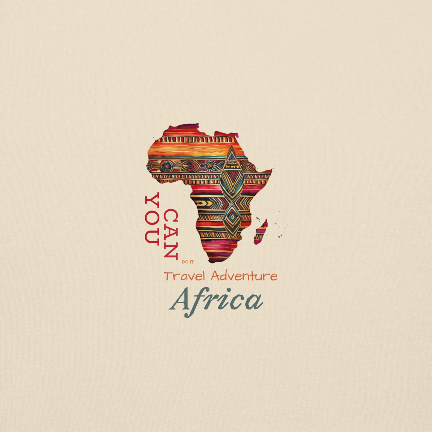 Africa Unisex Hoodie - African Design Hooded Sweatshirt