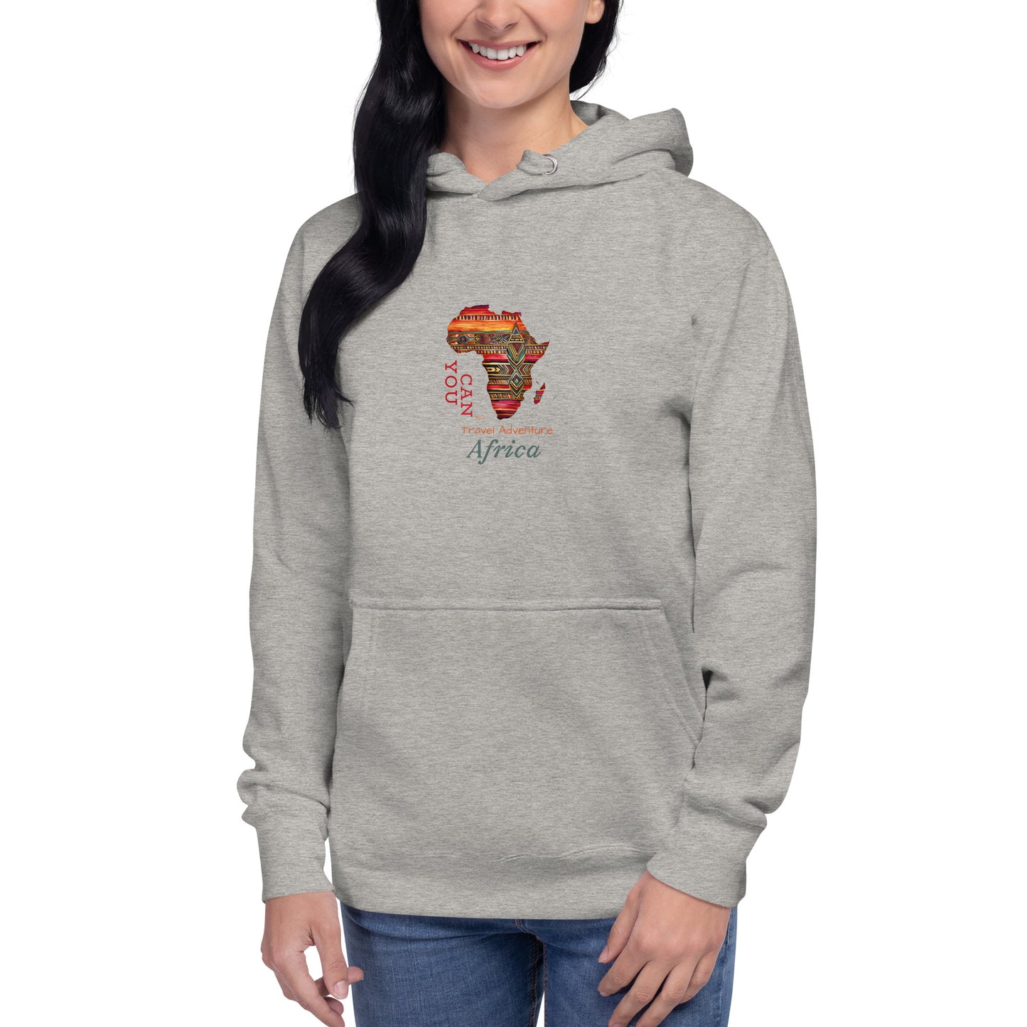 Africa Unisex Hoodie - African Design Hooded Sweatshirt