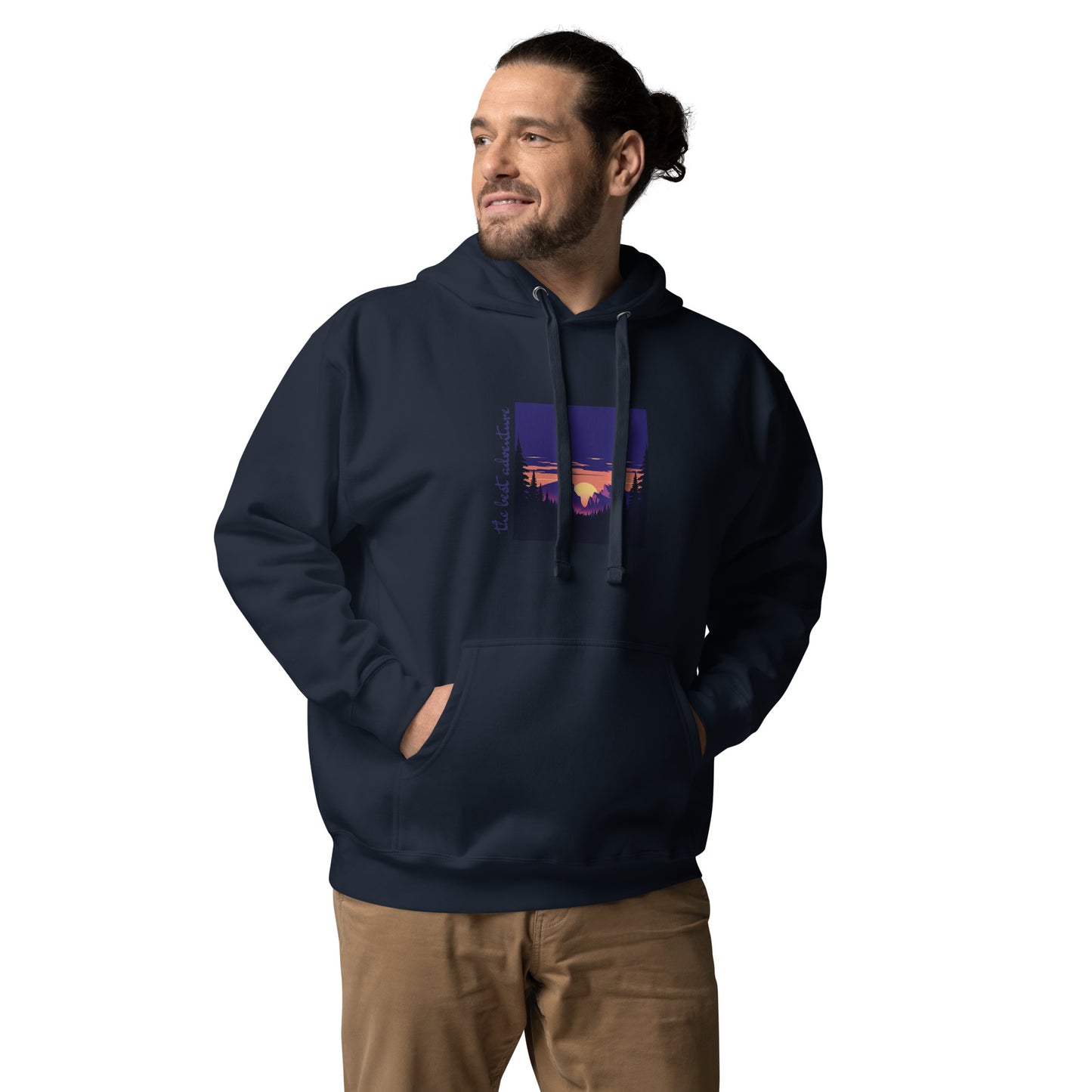 Night Landscape Unisex Hoodie - Premium Scenic Sweatshirt