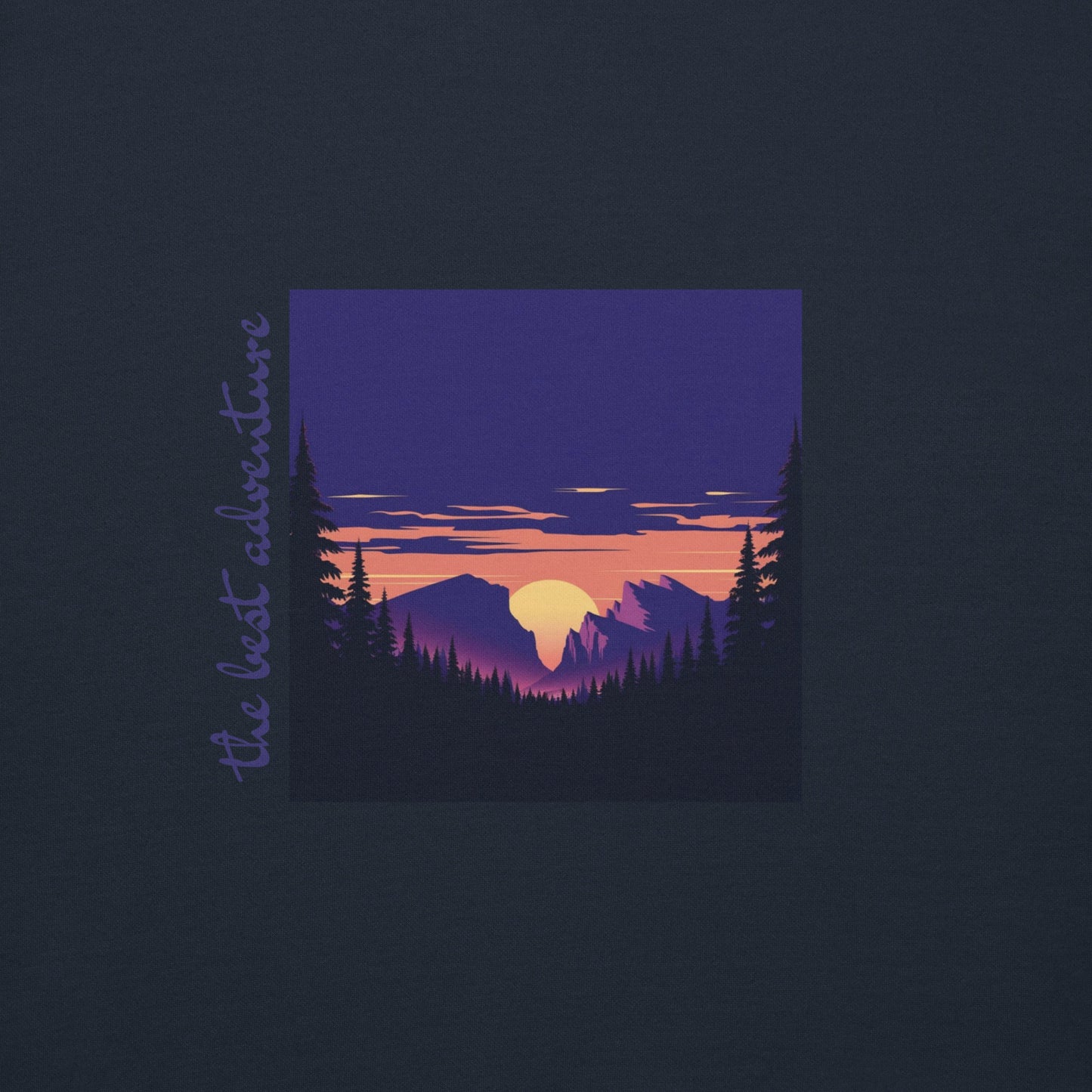 Night Landscape Unisex Hoodie - Premium Scenic Sweatshirt