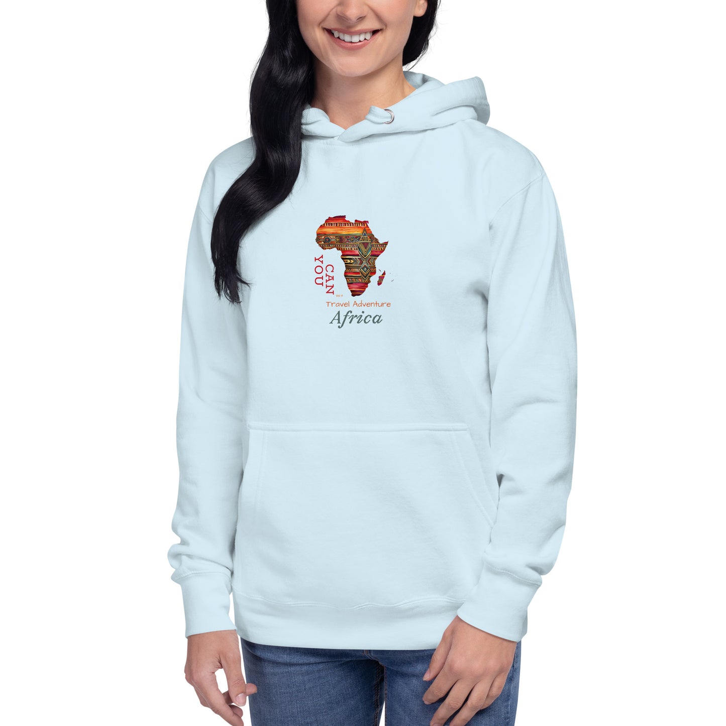 Africa Unisex Hoodie - African Design Hooded Sweatshirt