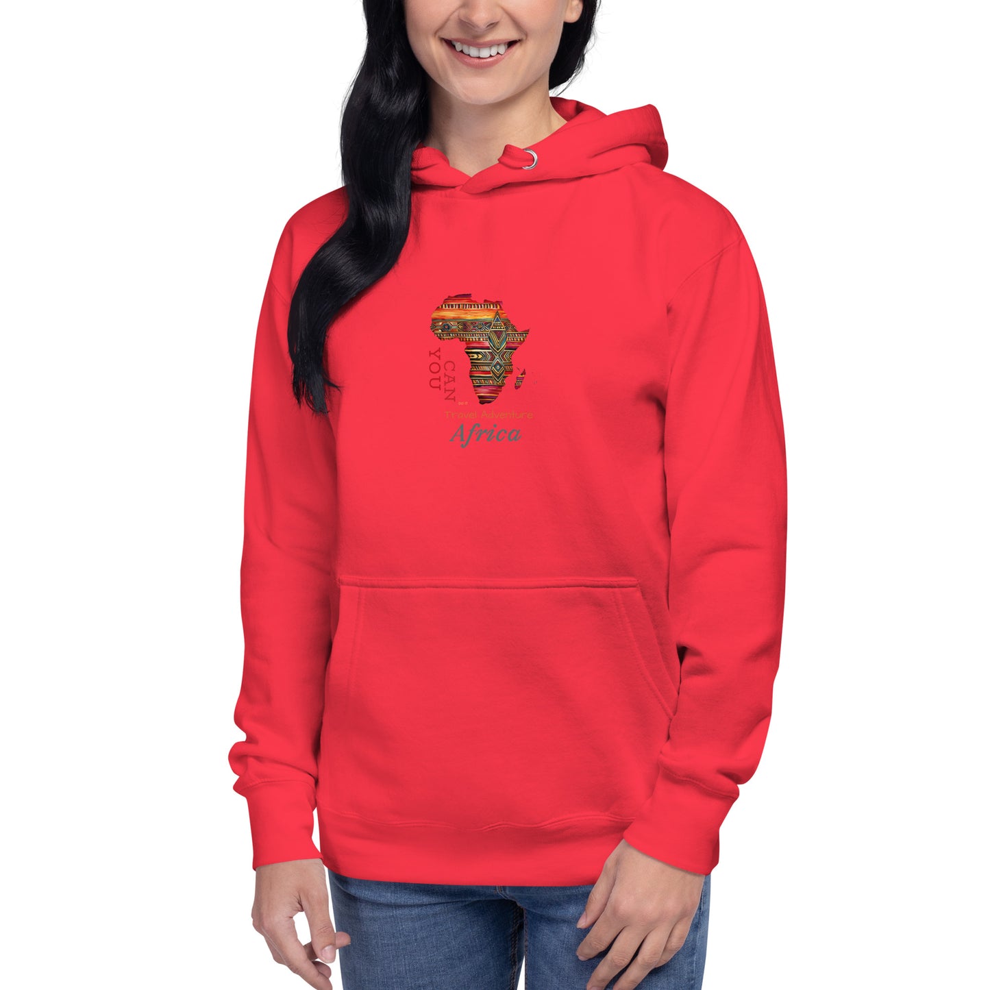 Africa Unisex Hoodie - African Design Hooded Sweatshirt