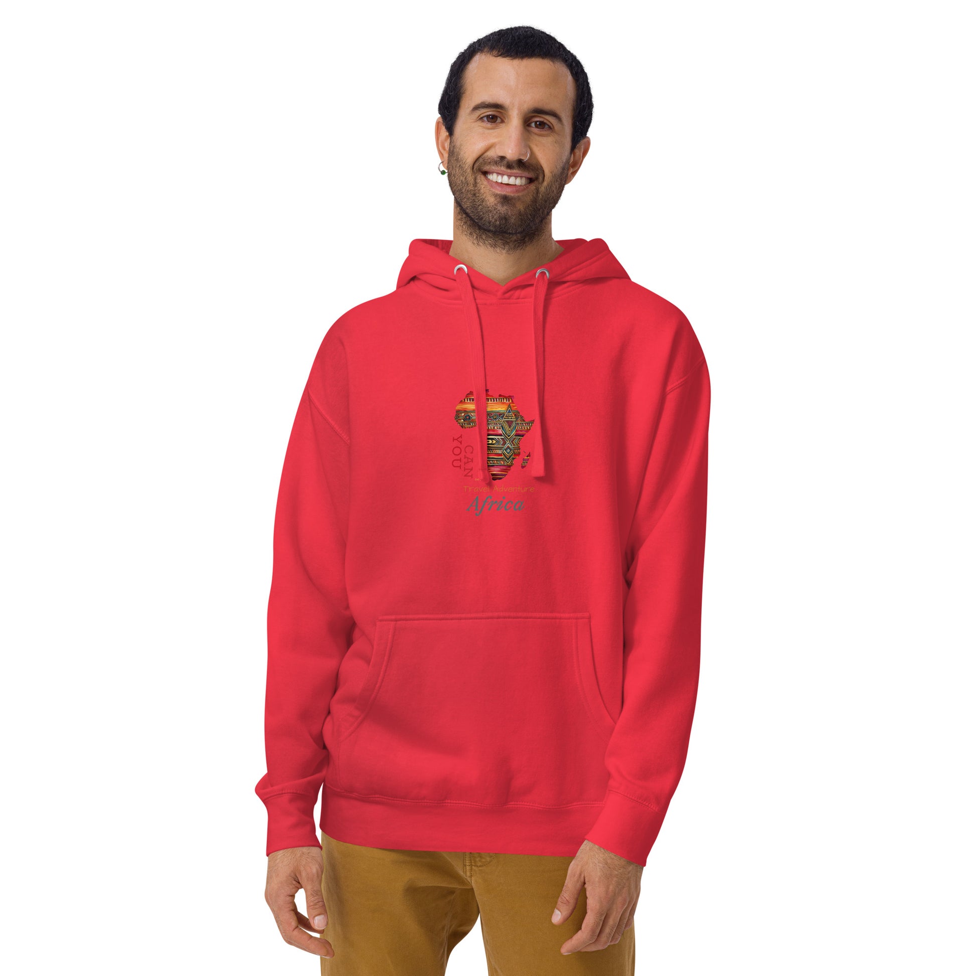 Africa Unisex Hoodie - African Design Hooded Sweatshirt