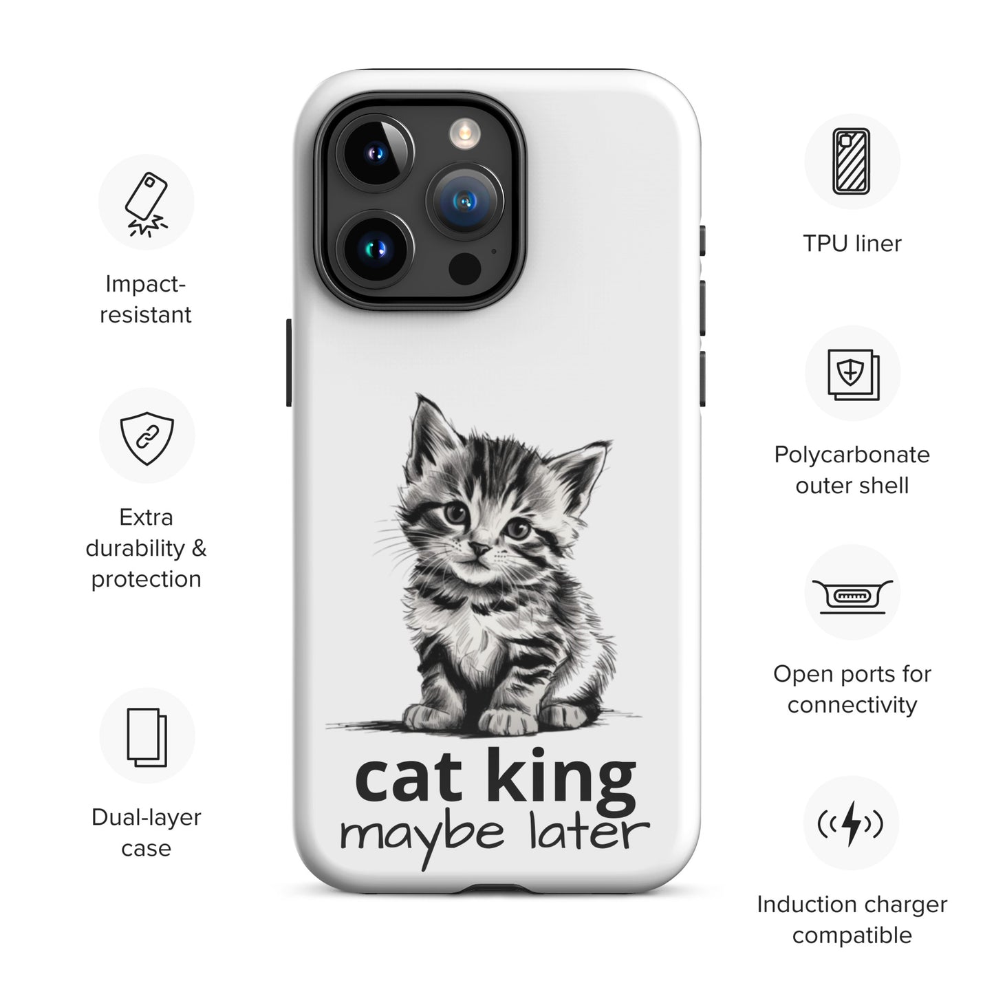 Cute Cat Tough Case for iPhone®