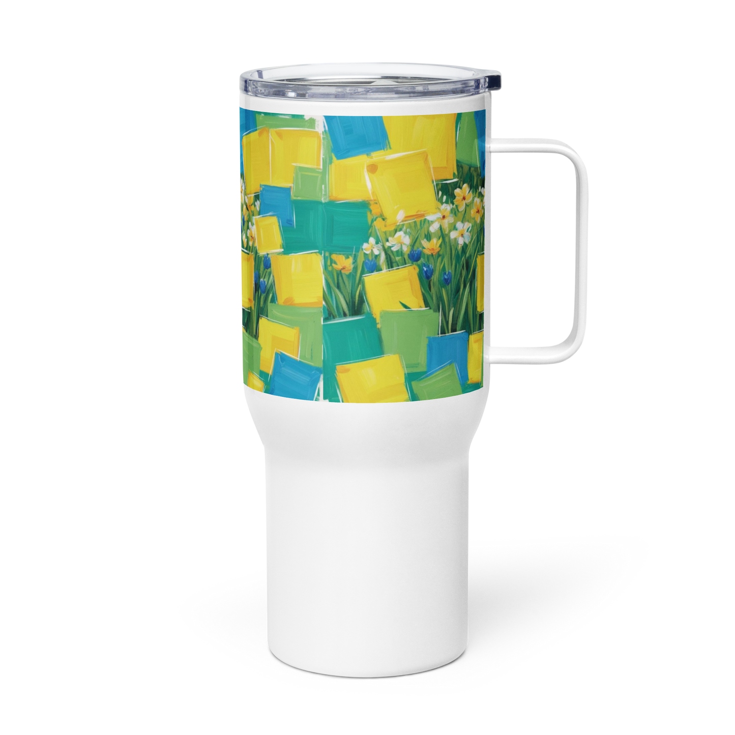 Travel mug with a handle Spring