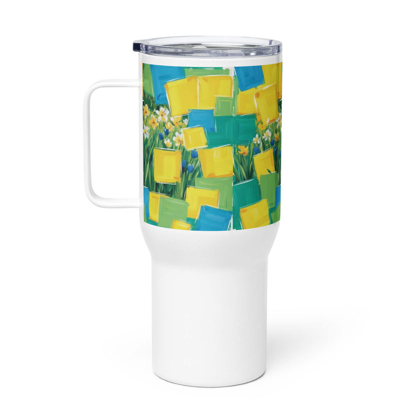Travel mug with a handle Spring