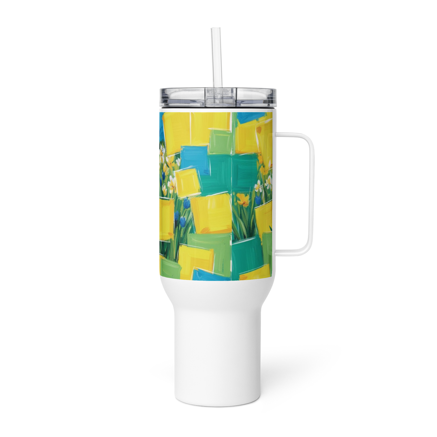 Travel mug with a handle Spring