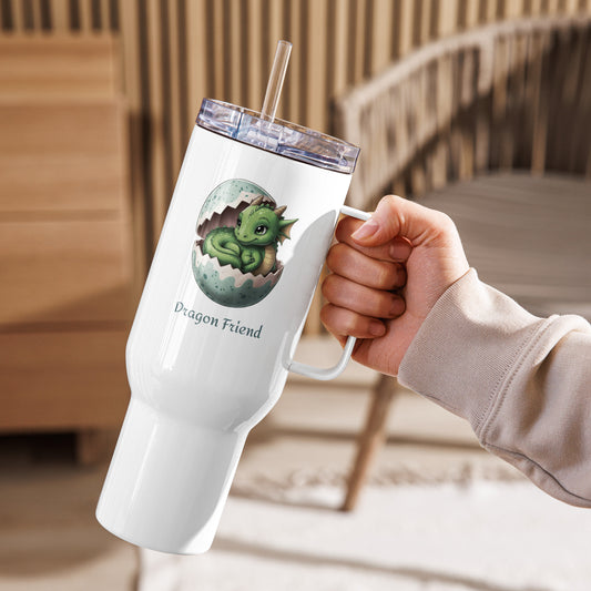 Travel Mug with Handle Dragon - Fantasy Coffee Cup