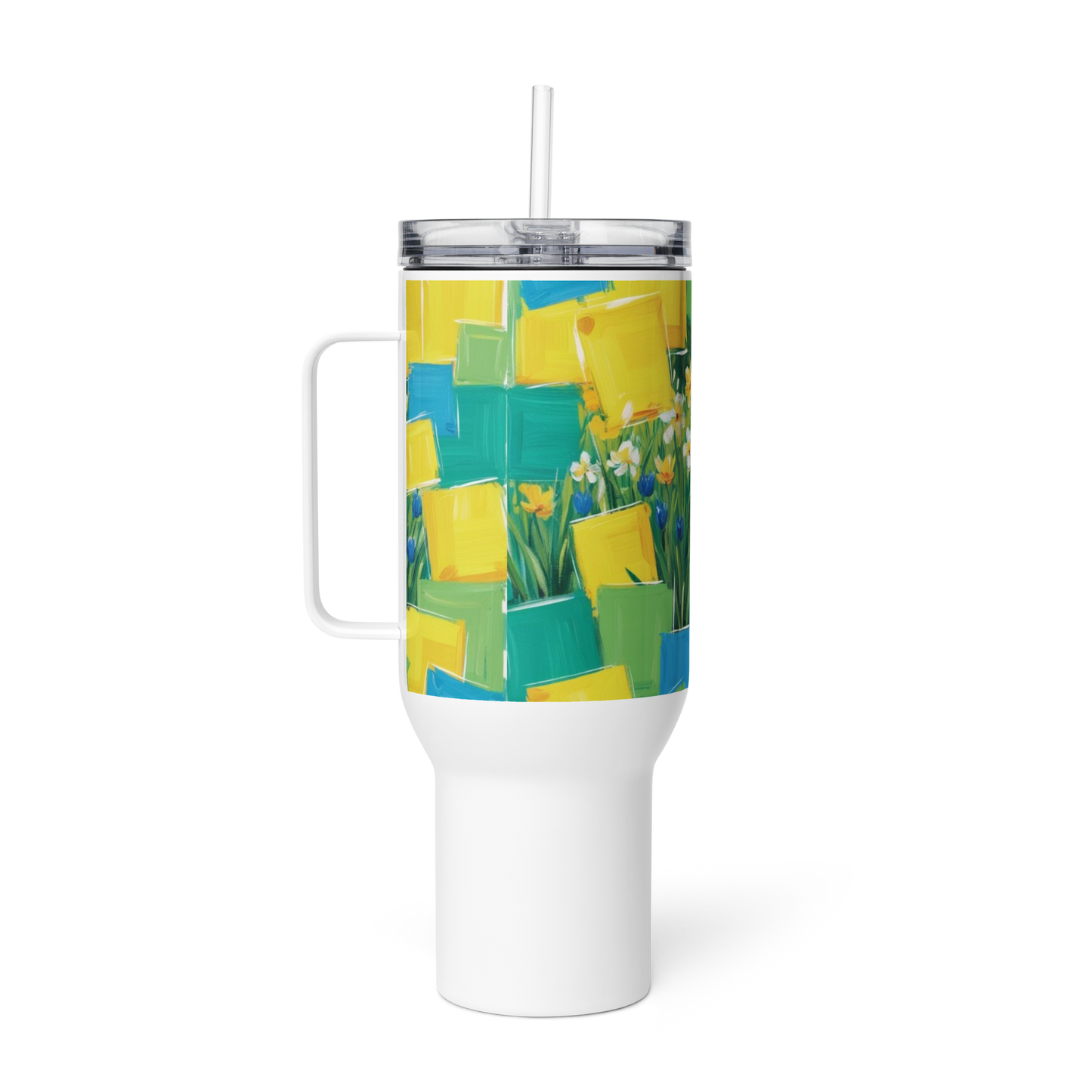 Travel mug with a handle Spring