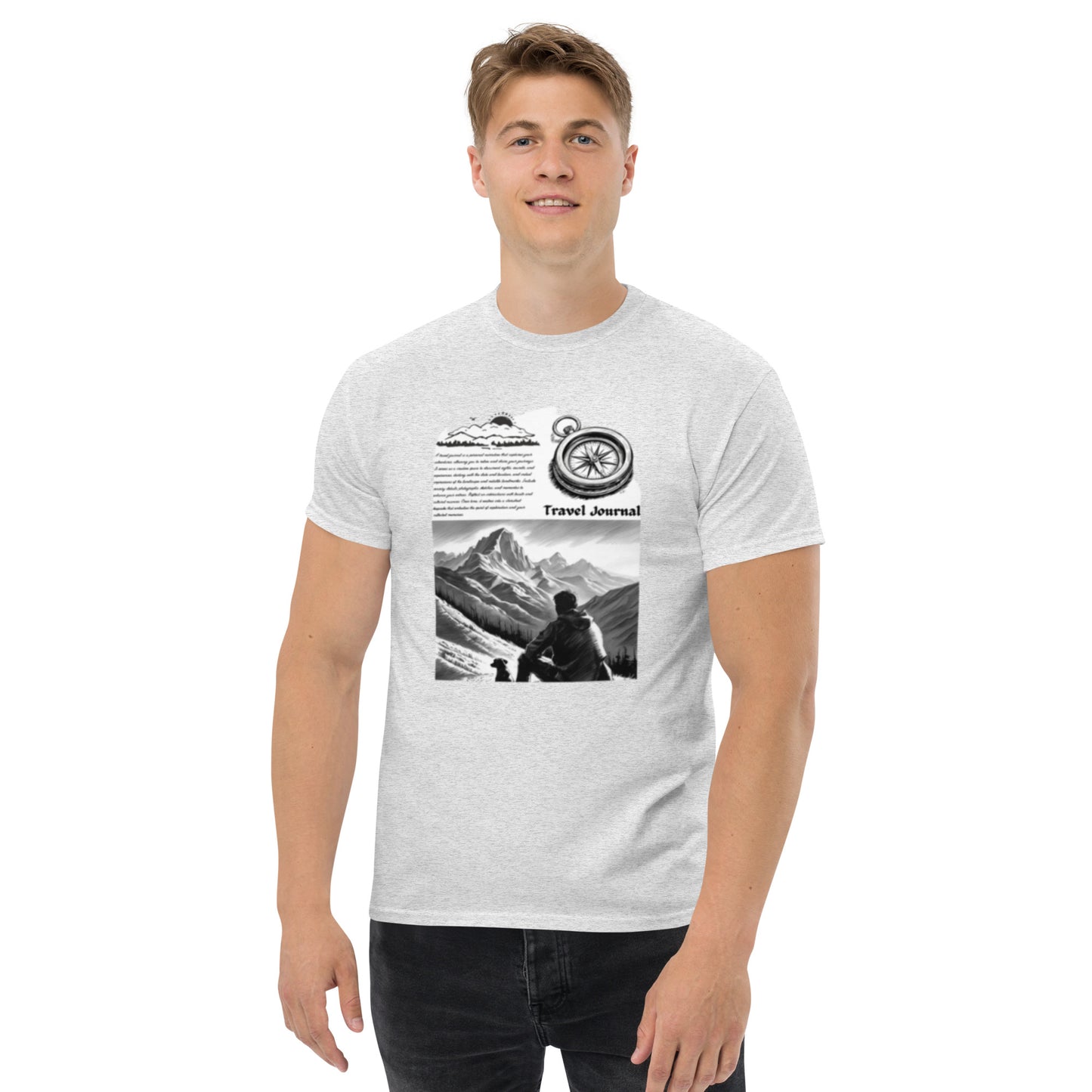 Mountains Unisex Classic Tee - Mountain Design T-Shirt