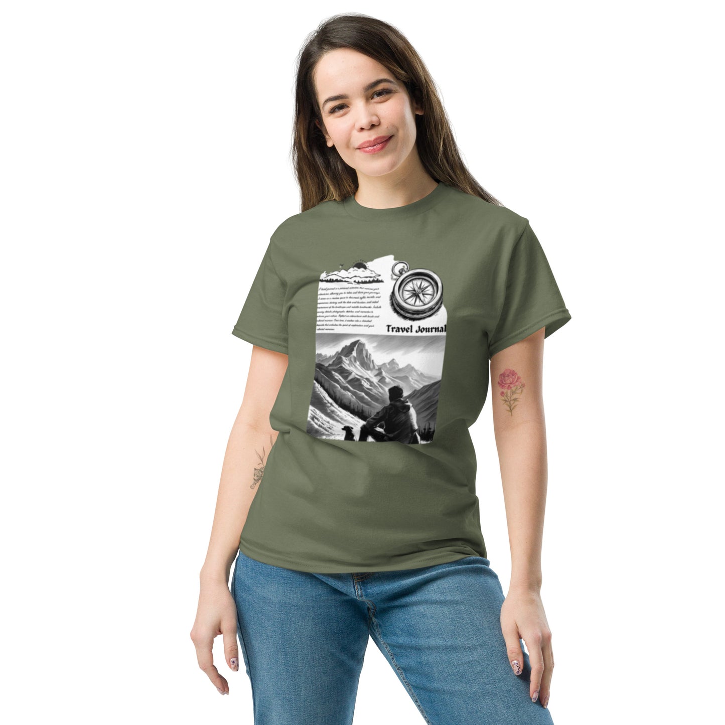 Mountains Unisex Classic Tee - Mountain Design T-Shirt