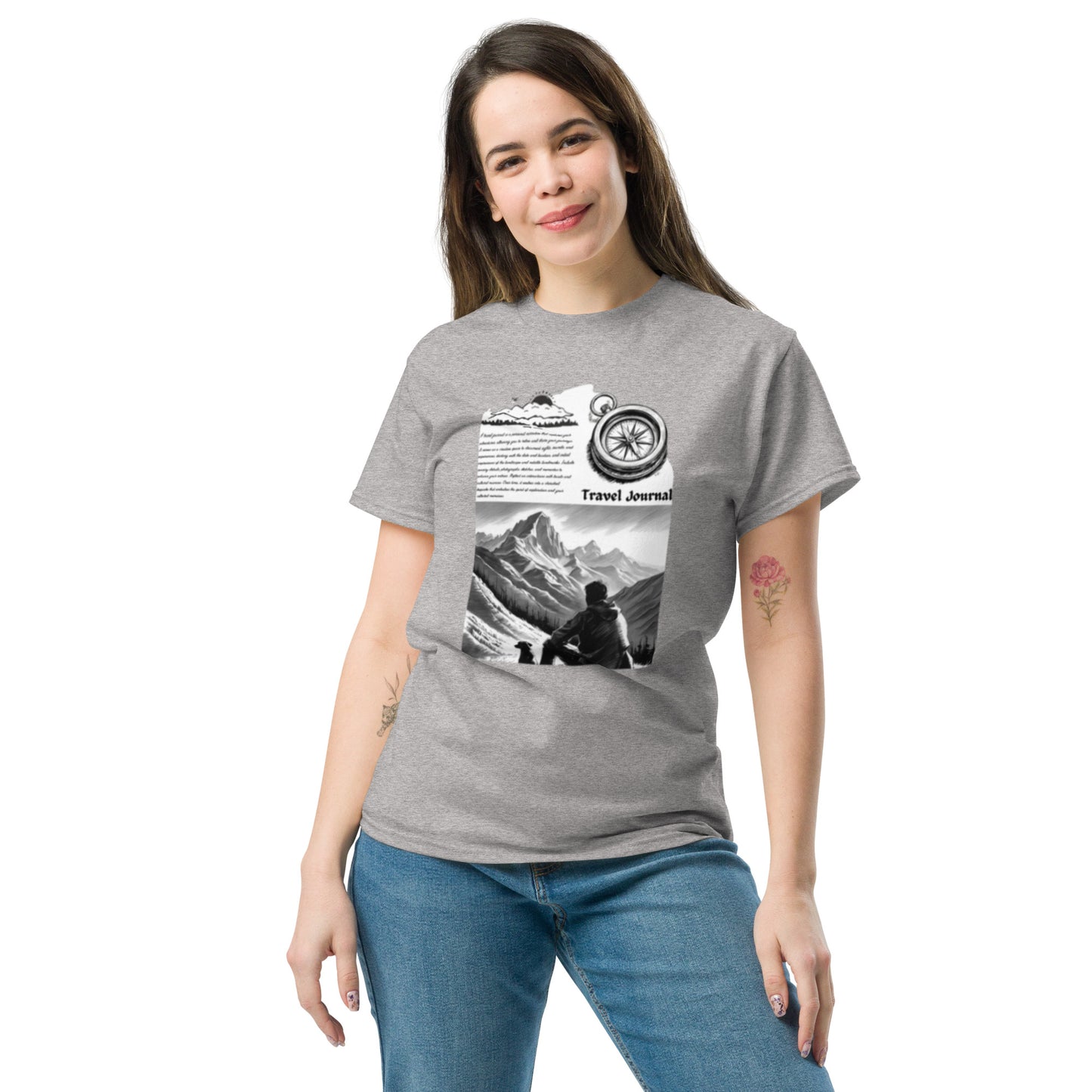 Mountains Unisex Classic Tee - Mountain Design T-Shirt