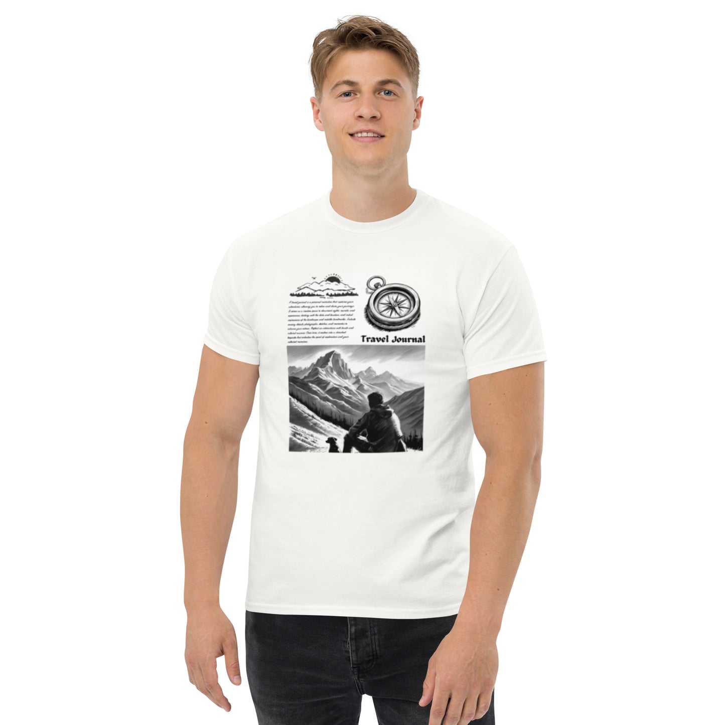 Mountains Unisex Classic Tee - Mountain Design T-Shirt