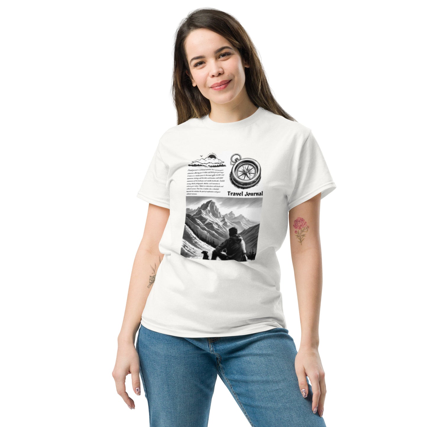 Mountains Unisex Classic Tee - Mountain Design T-Shirt