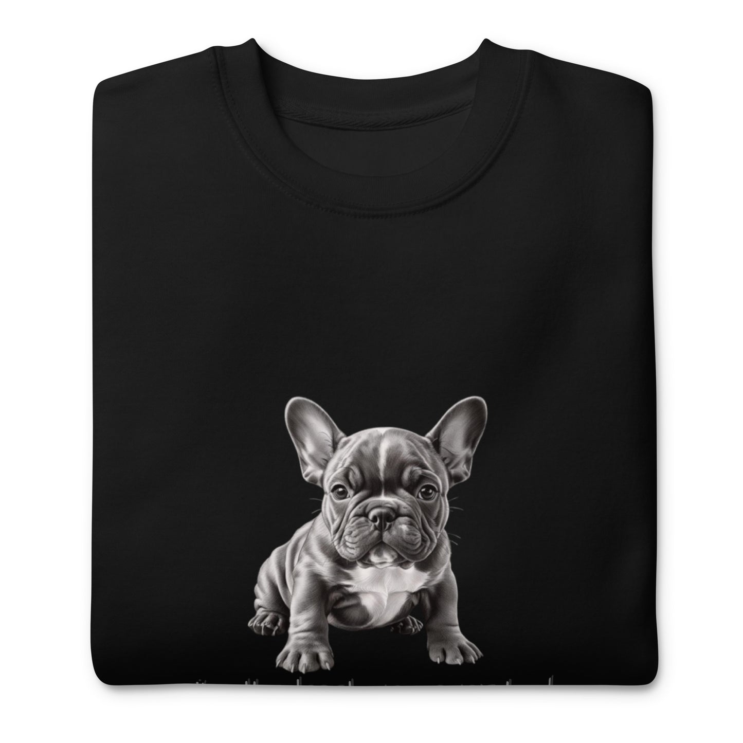 Pug Unisex Premium Sweatshirt - Cute Pug Design Hoodie