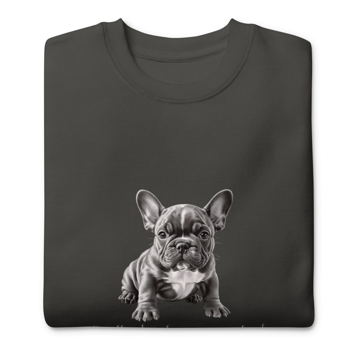 Pug Unisex Premium Sweatshirt - Cute Pug Design Hoodie