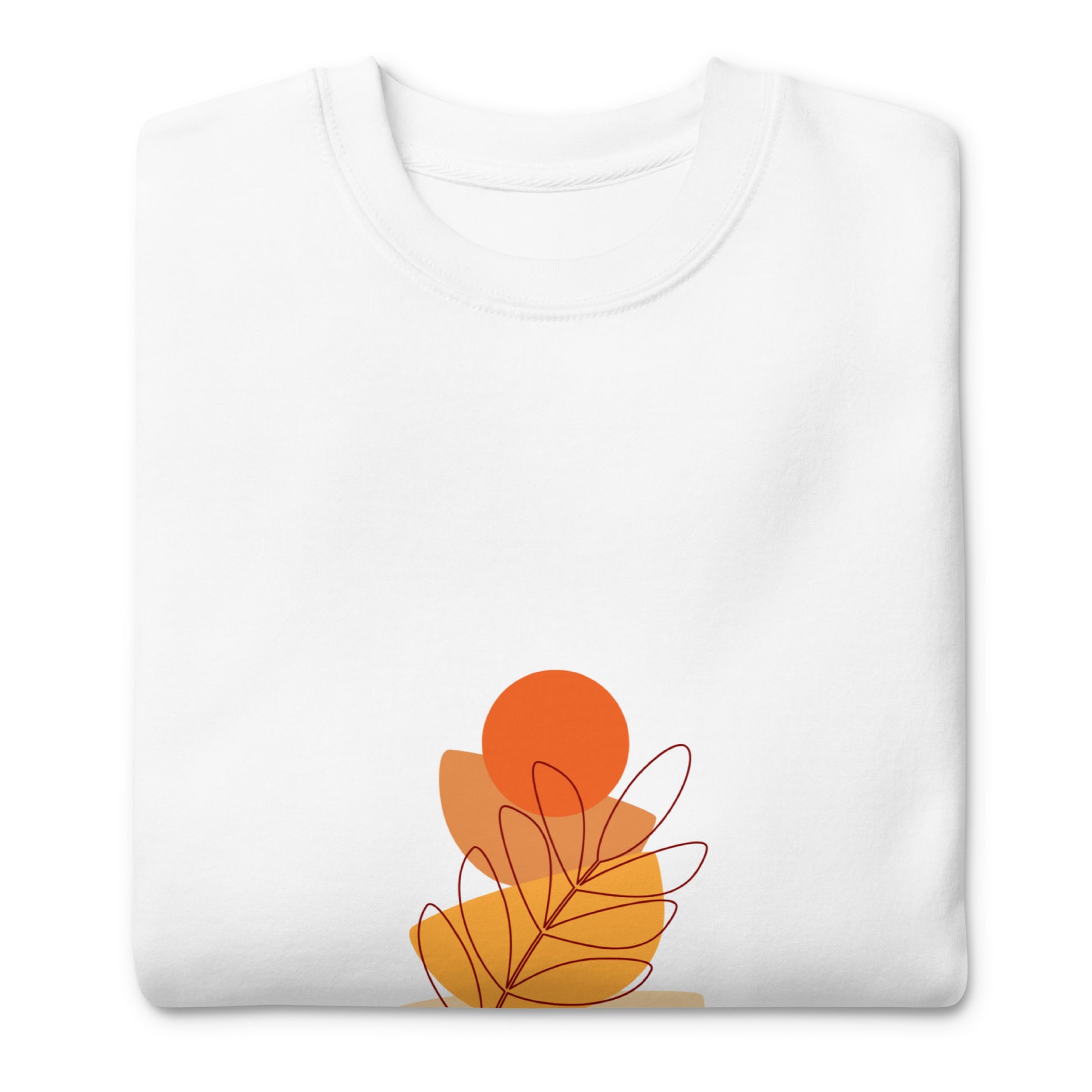 Orange Unisex Premium Sweatshirt