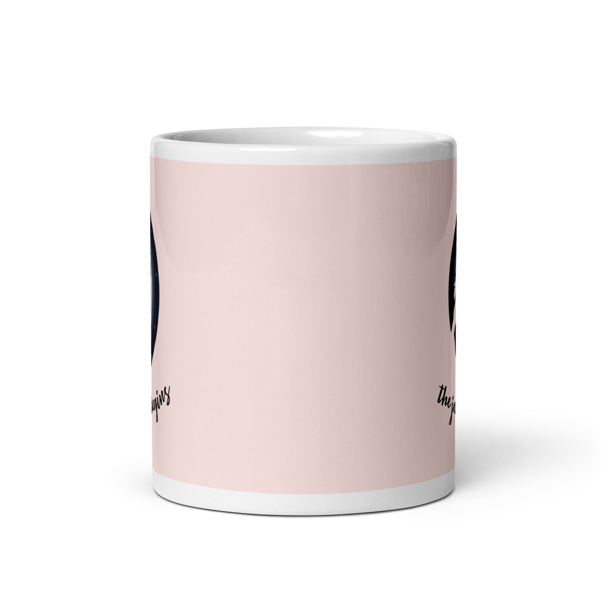 Woman Design White Glossy Mug - Premium Ceramic Coffee Cup