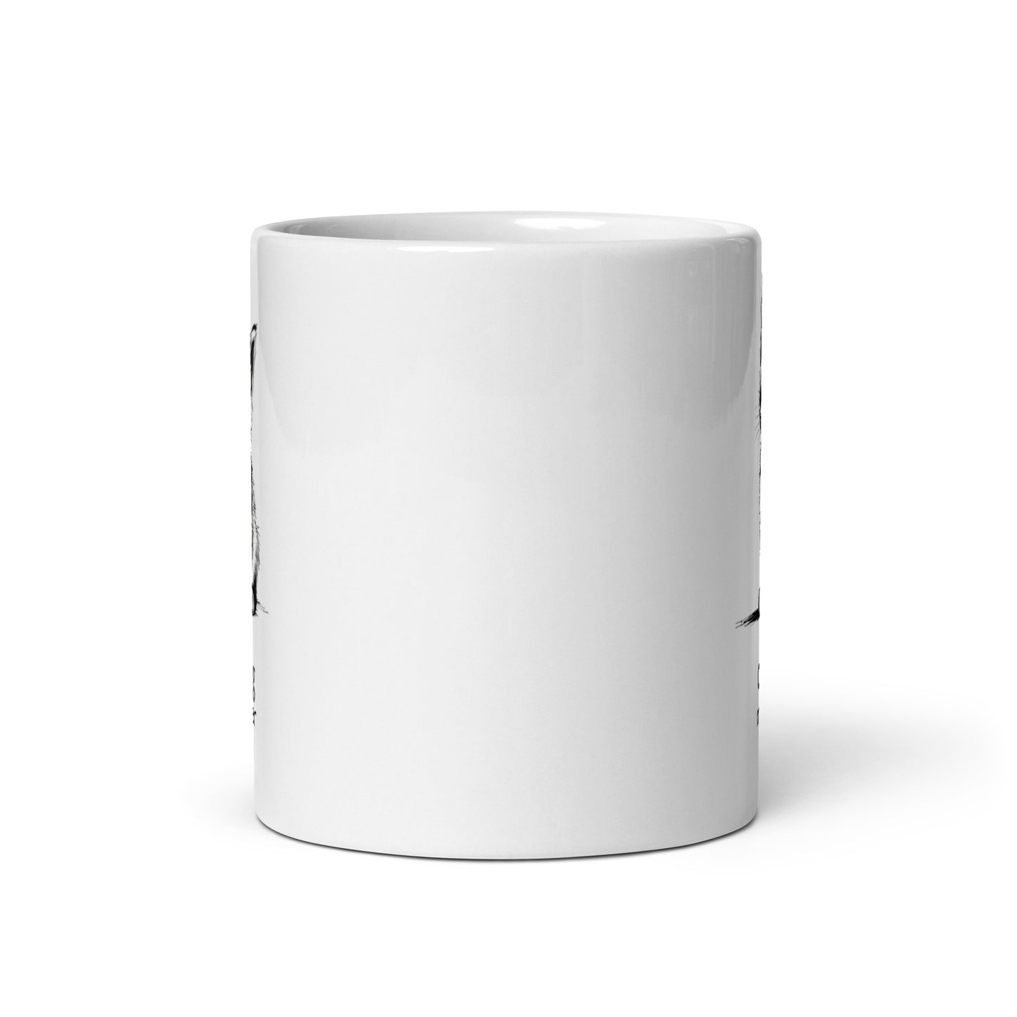 Cute Cat White glossy mug