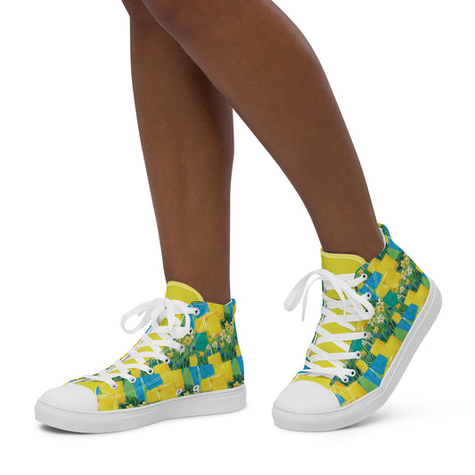 Spring Women's High Top Canvas Shoes - Fresh Seasonal Sneakers