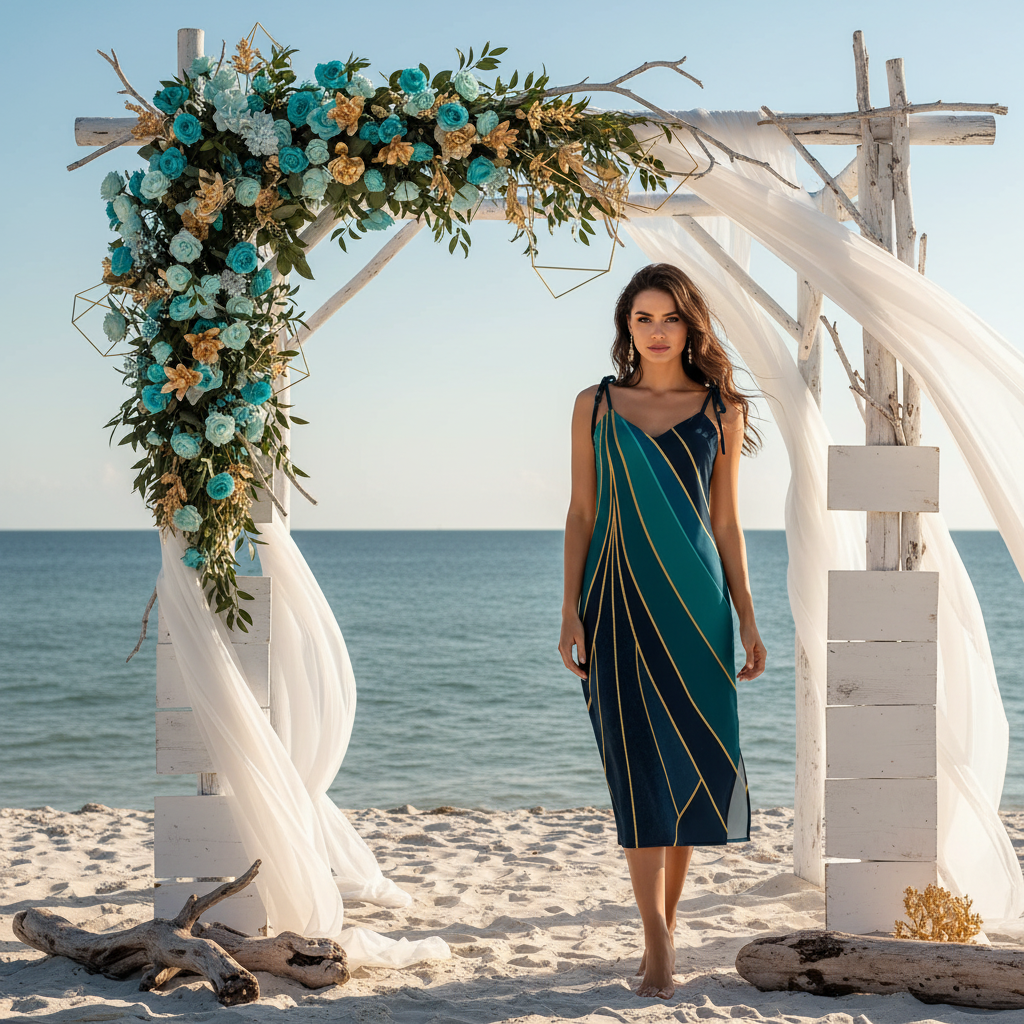 Teal, Navy & Gold Wedding Inspiration: The Perfect Color Harmony
