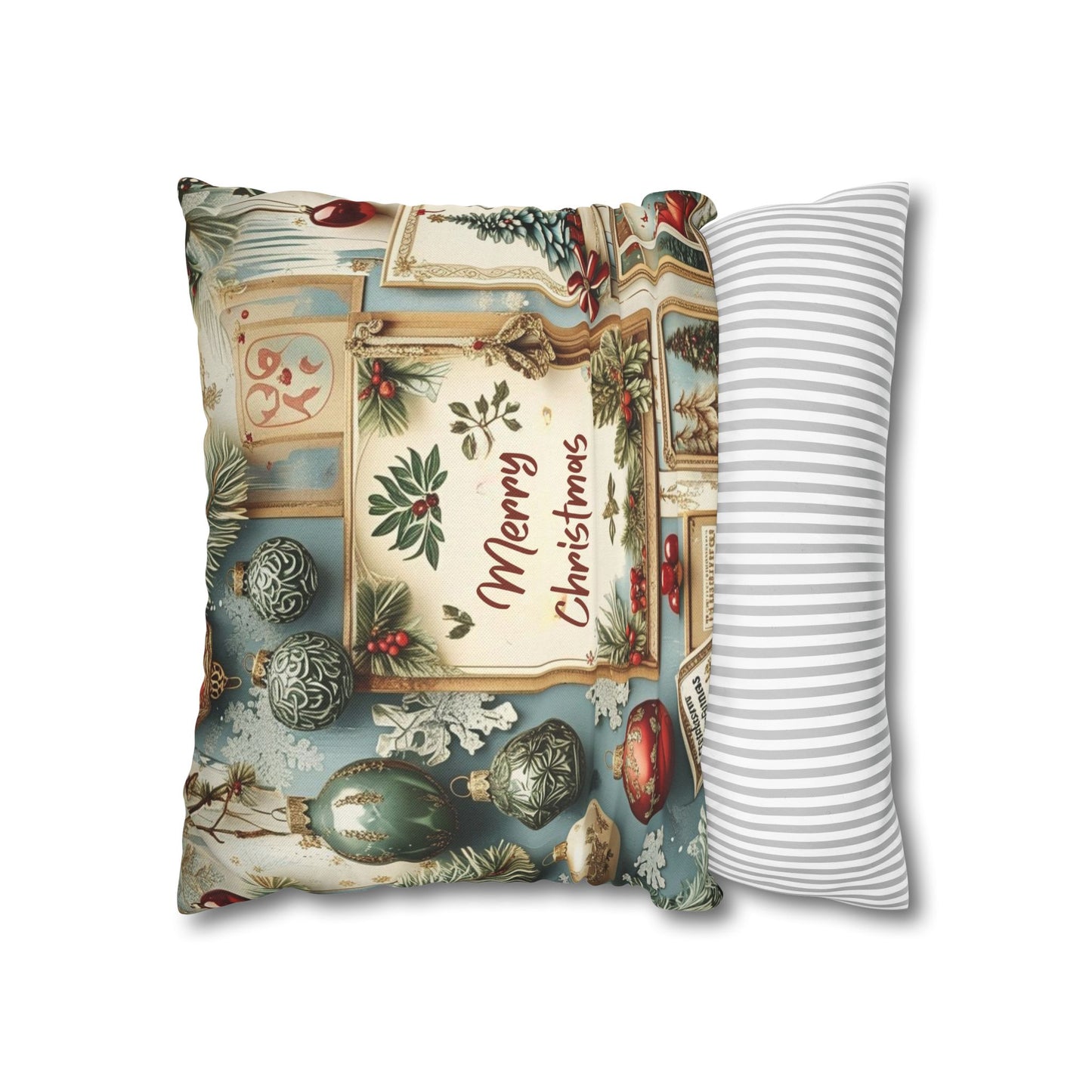 Spun Polyester Square Pillowcase