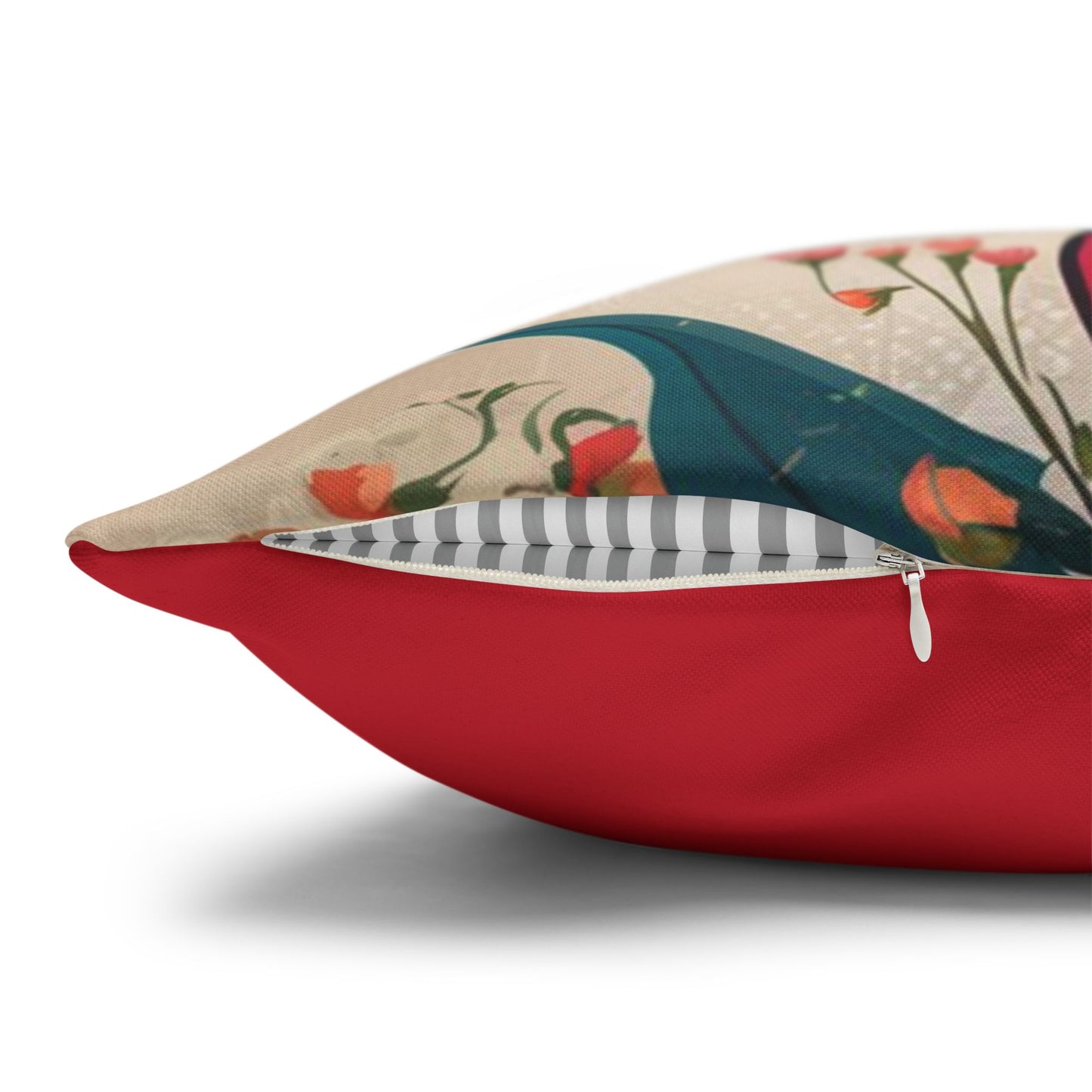 Spun Polyester Square Pillowcase